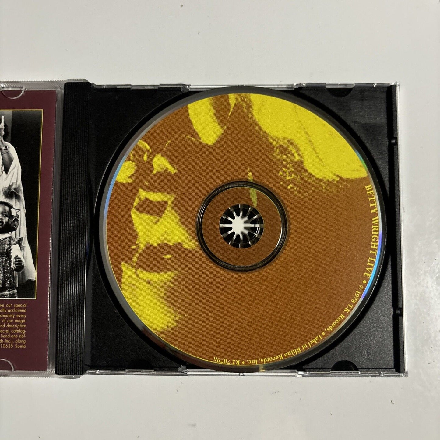 Betty Wright - Betty Wright Live (CD, 1991) Funk / Soul R2 70796