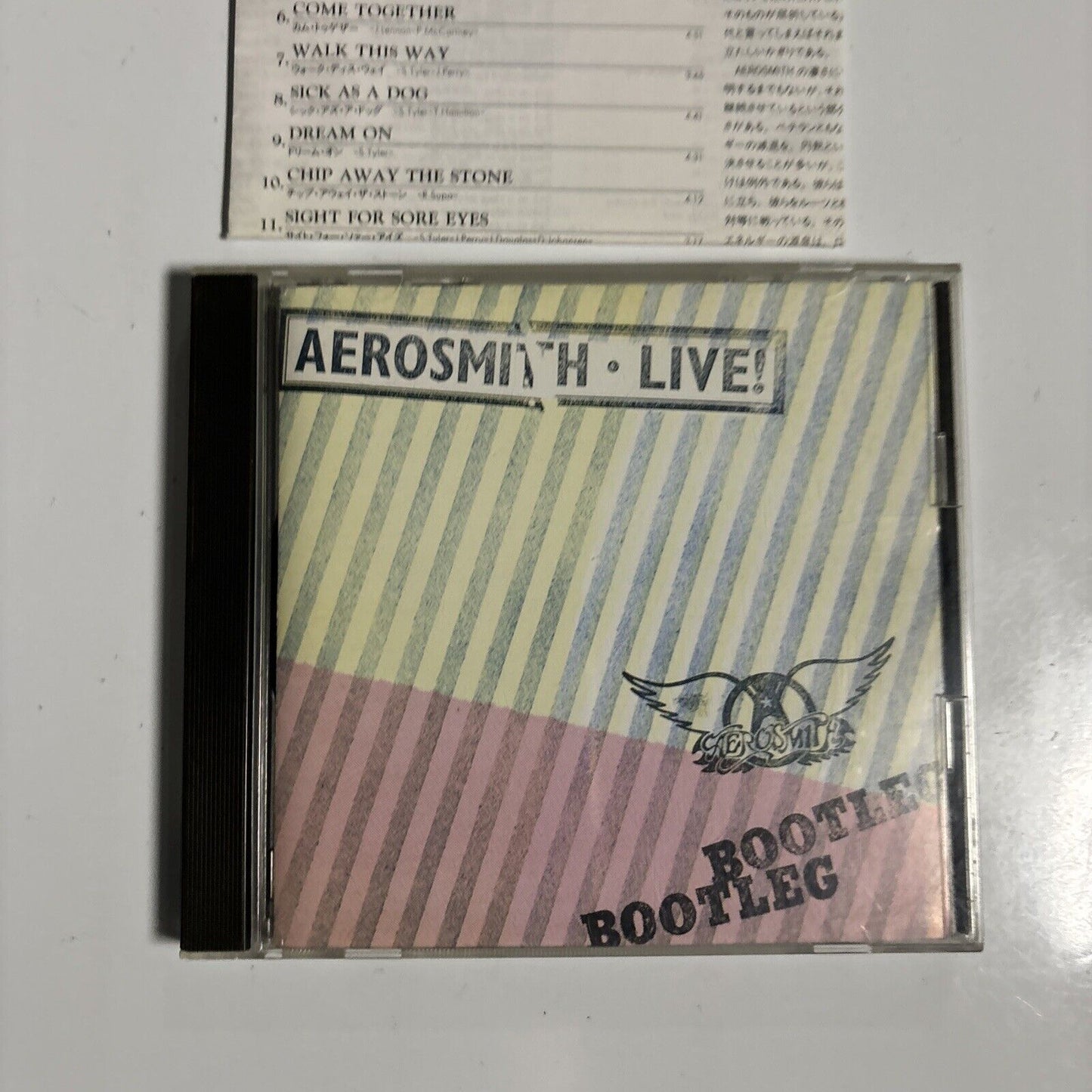 Aerosmith - Live! Bootleg (CD, 1993) Japan SRCs-6275