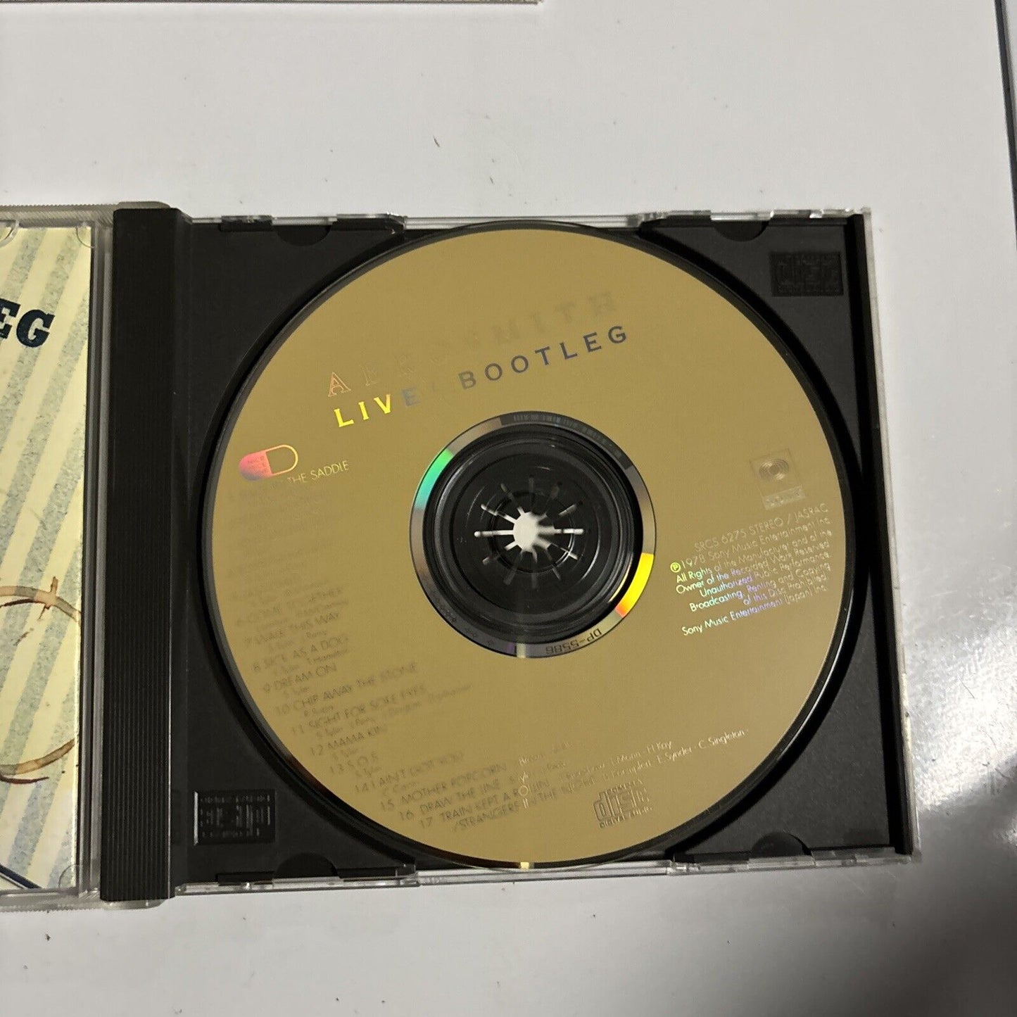 Aerosmith - Live! Bootleg (CD, 1993) Japan SRCs-6275