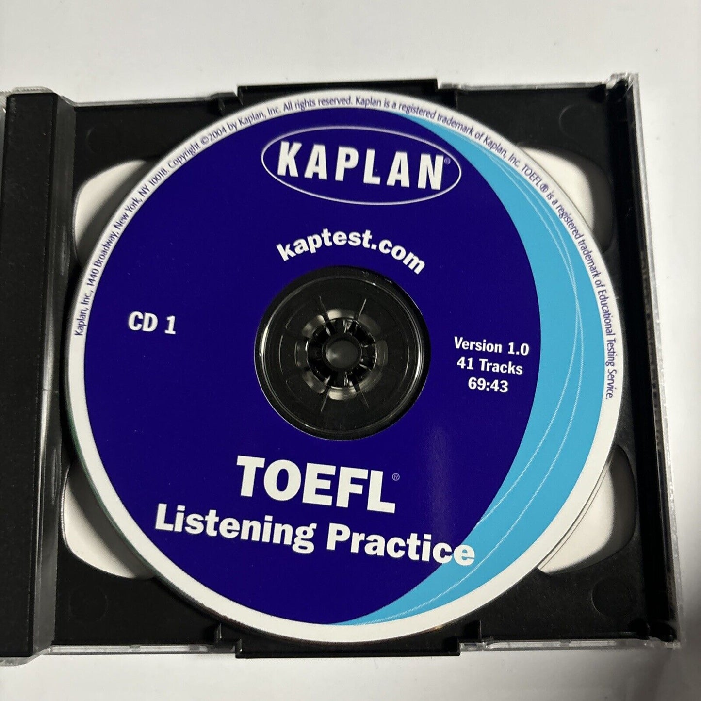 Kaplan TOEFL Listening Practice (CD, 2004, 2-Disc)
