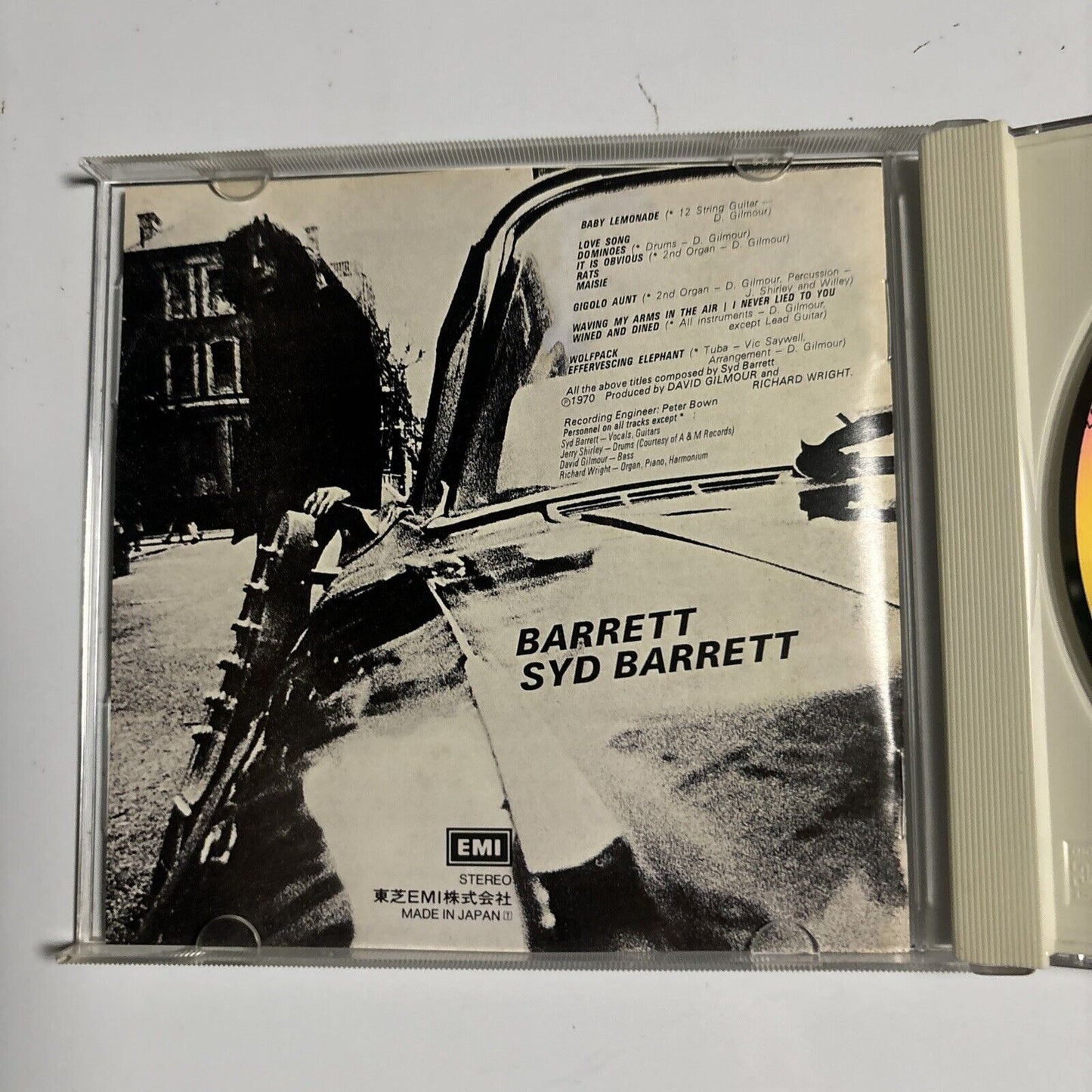 Syd Barrett - Barrett (CD, 1992) Japan TOCP-7365