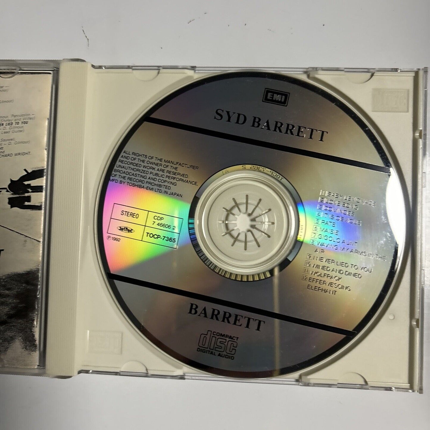 Syd Barrett - Barrett (CD, 1992) Japan TOCP-7365
