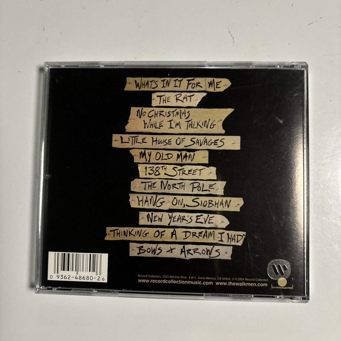 The Walkmen - Bows + Arrows (CD, 2004) Rock 48680-2