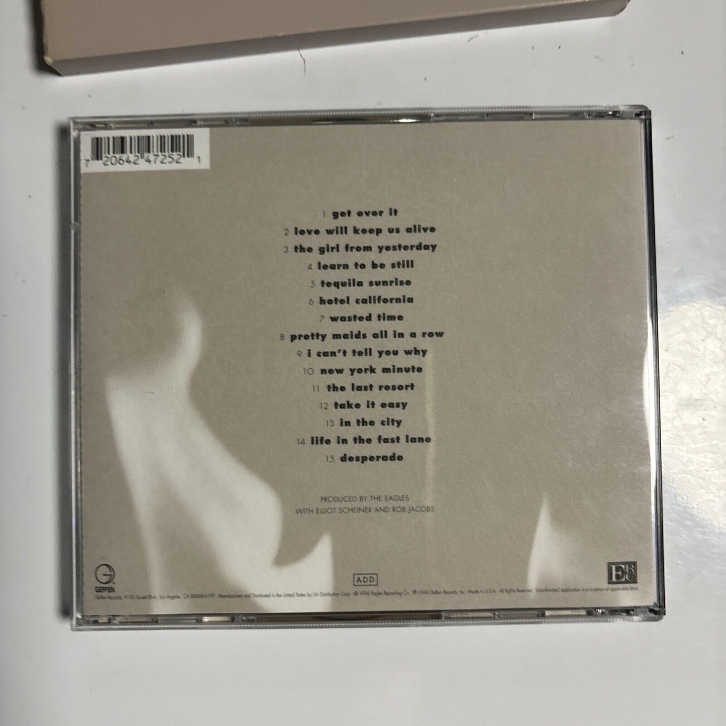 Eagles - Hell Freezes Over (CD, 1994) Geffen Records GEFD-24725