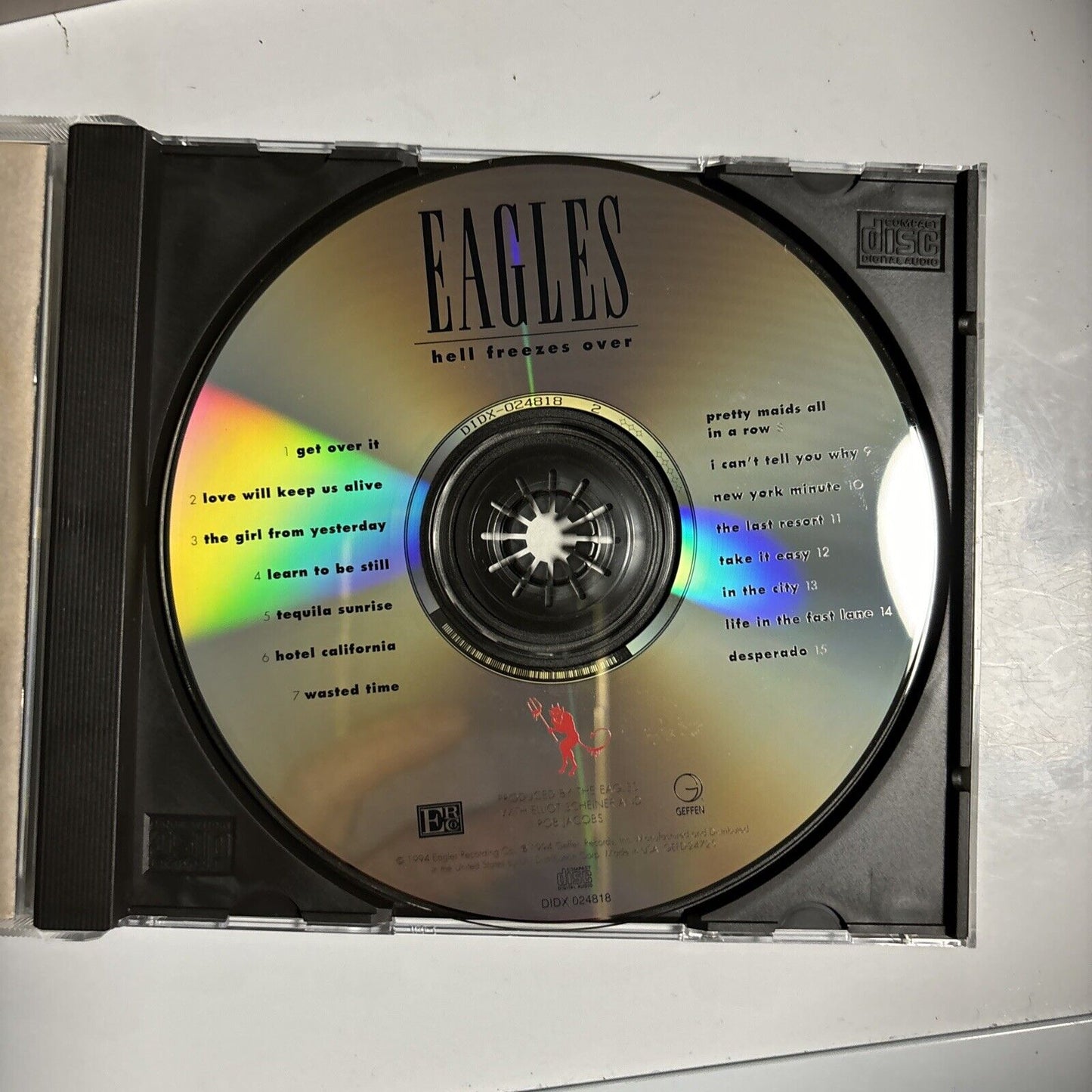 Eagles - Hell Freezes Over (CD, 1994) Geffen Records GEFD-24725