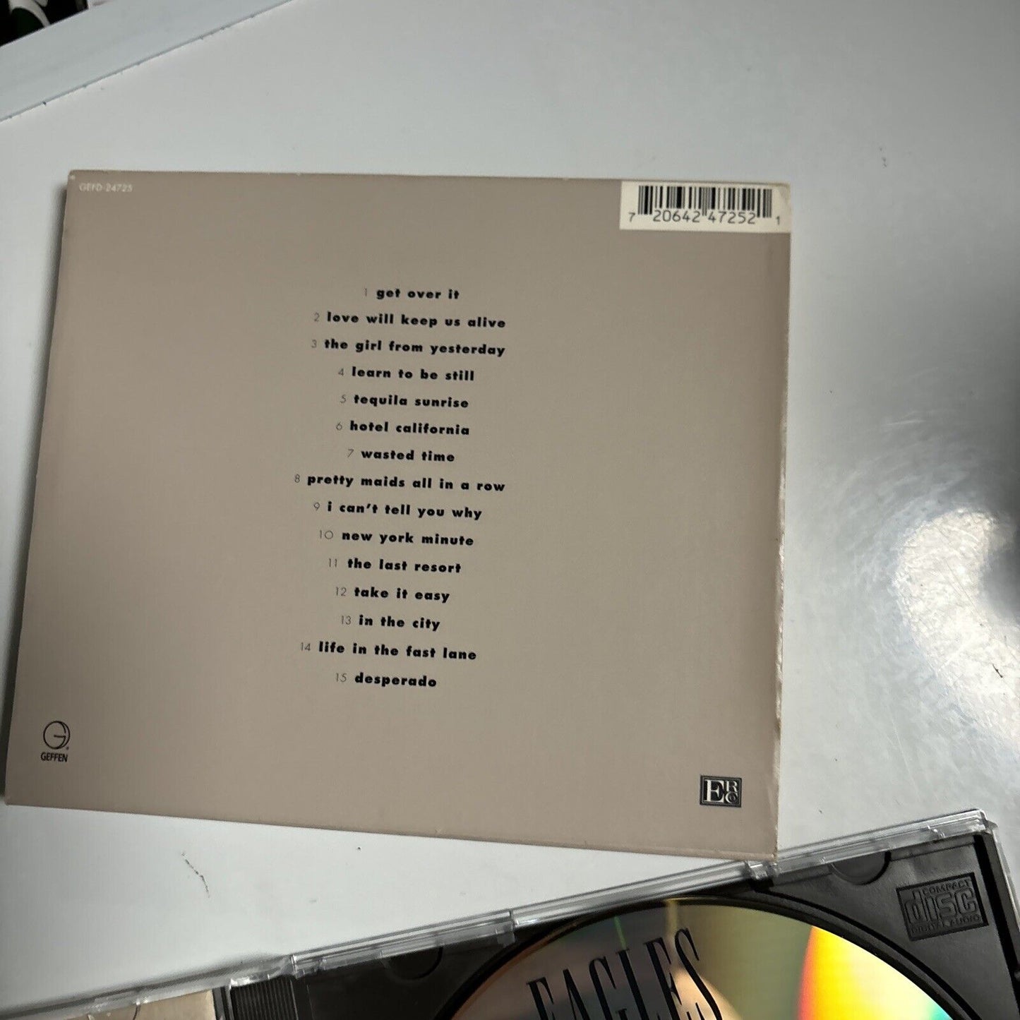 Eagles - Hell Freezes Over (CD, 1994) Geffen Records GEFD-24725