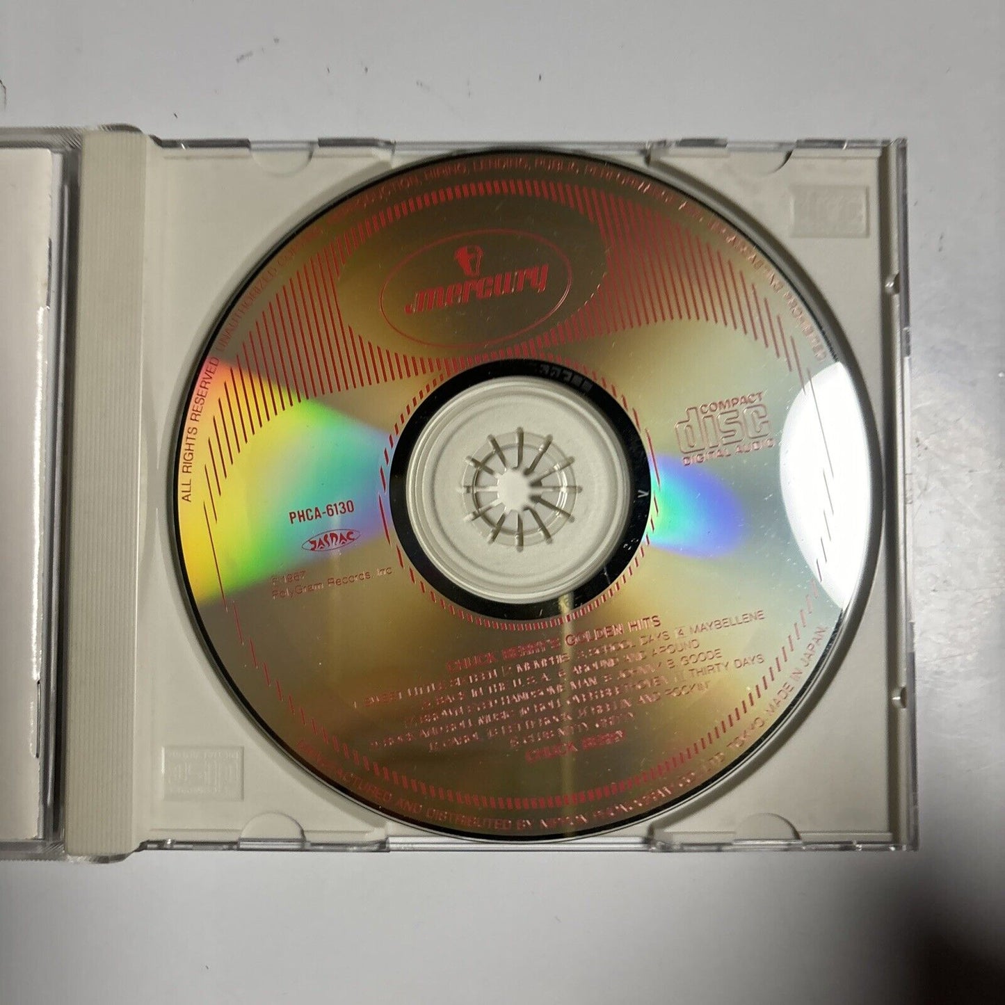 Chuck Berry & Johnny B. Goode - Golden Hits (CD, 1990) Japan PHCA-6130