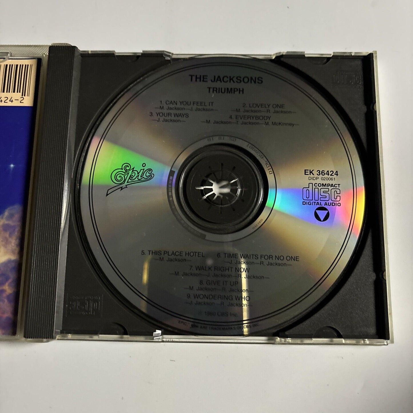 The Jacksons - Triumph (CD, 1980) EK 36424