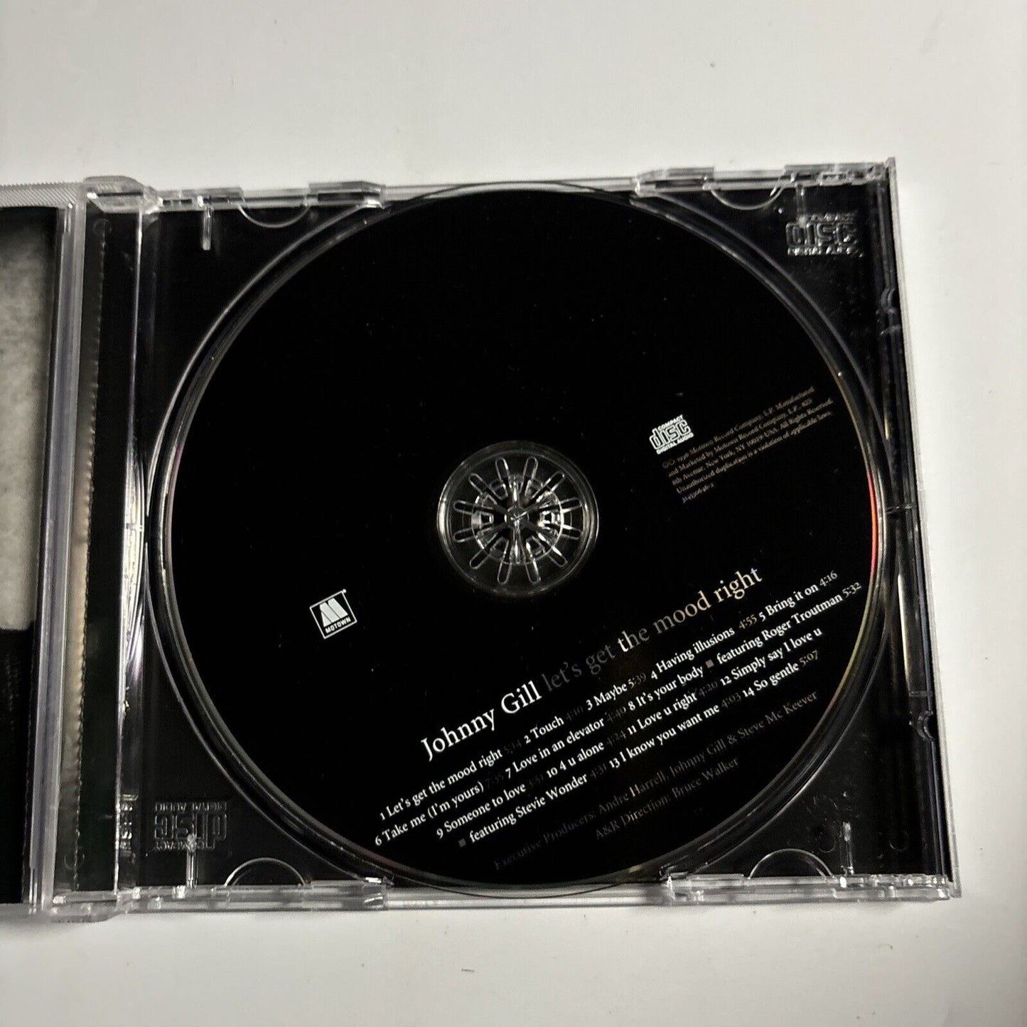 Johnny Gill - Let's Get The Mood Right (CD, 1996) Motown