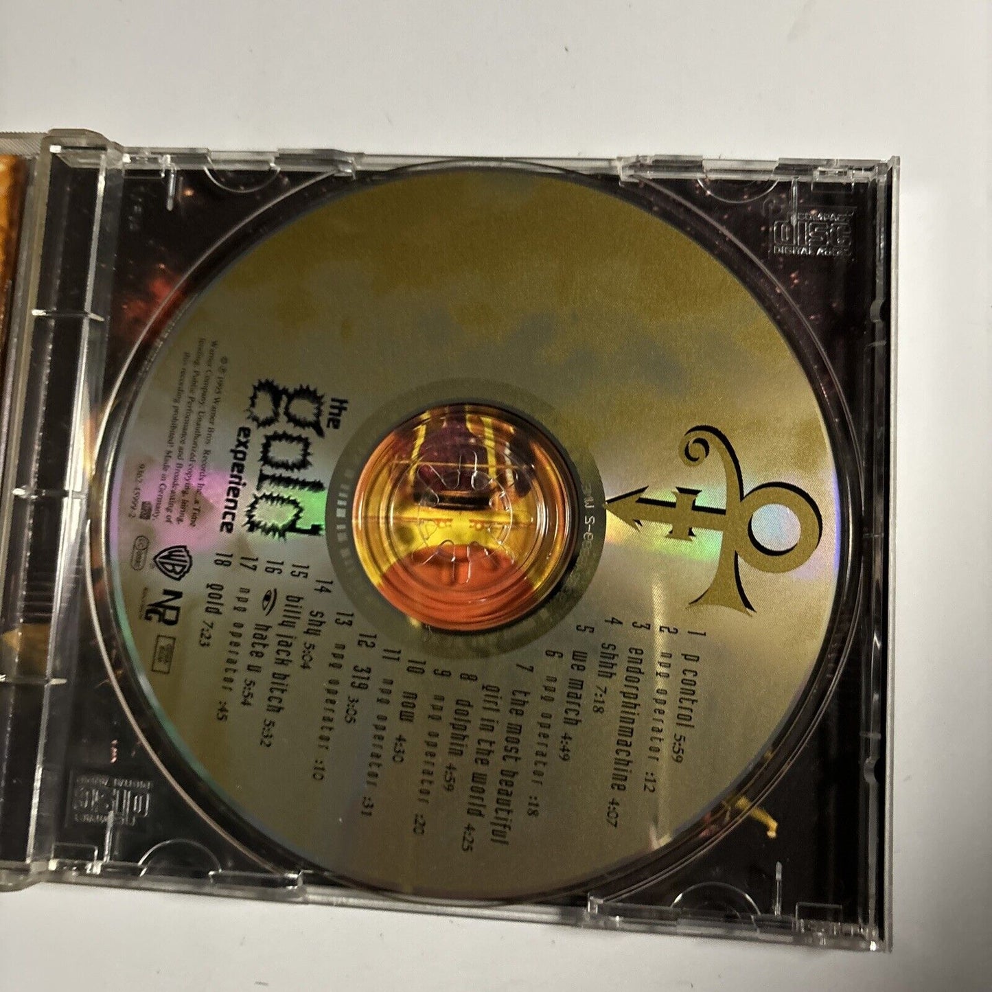 Prince - The Gold Experience (CD, 1995) Warner Bros. Records 658194 2