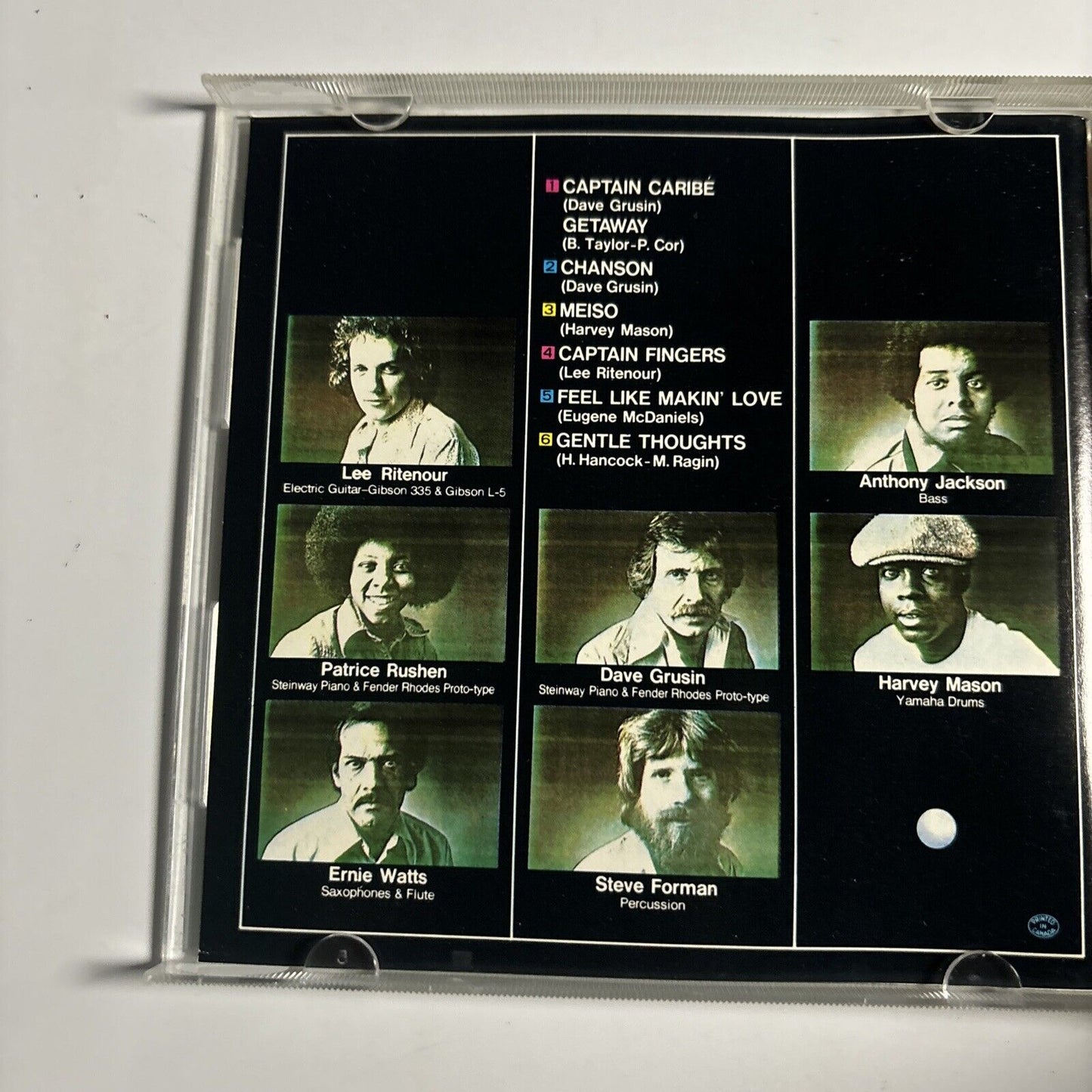 Lee Ritenour - Lee Ritenour & His Gentle Thoughts (CD, 1991) Jazz (JMI-2007-2)
