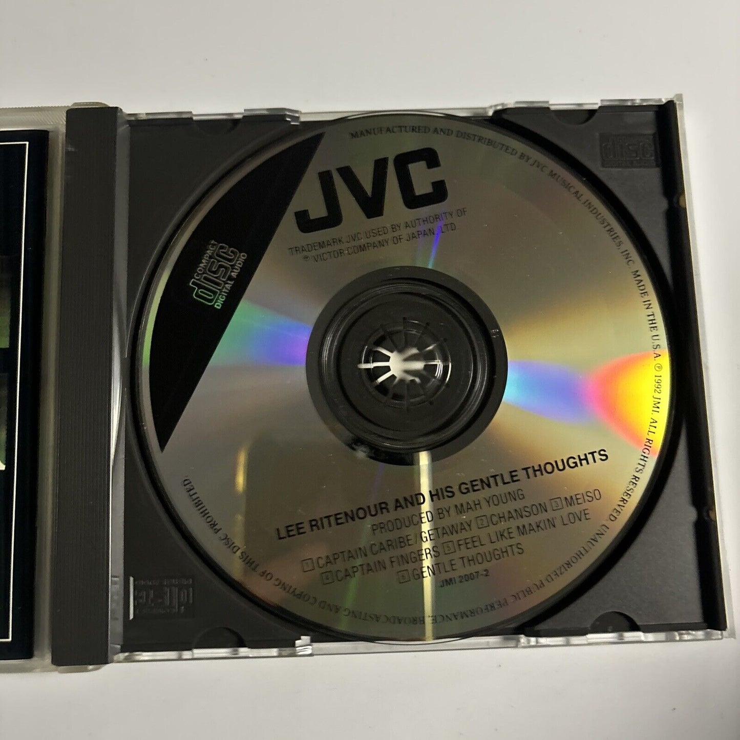 Lee Ritenour - Lee Ritenour & His Gentle Thoughts (CD, 1991) Jazz (JMI-2007-2)