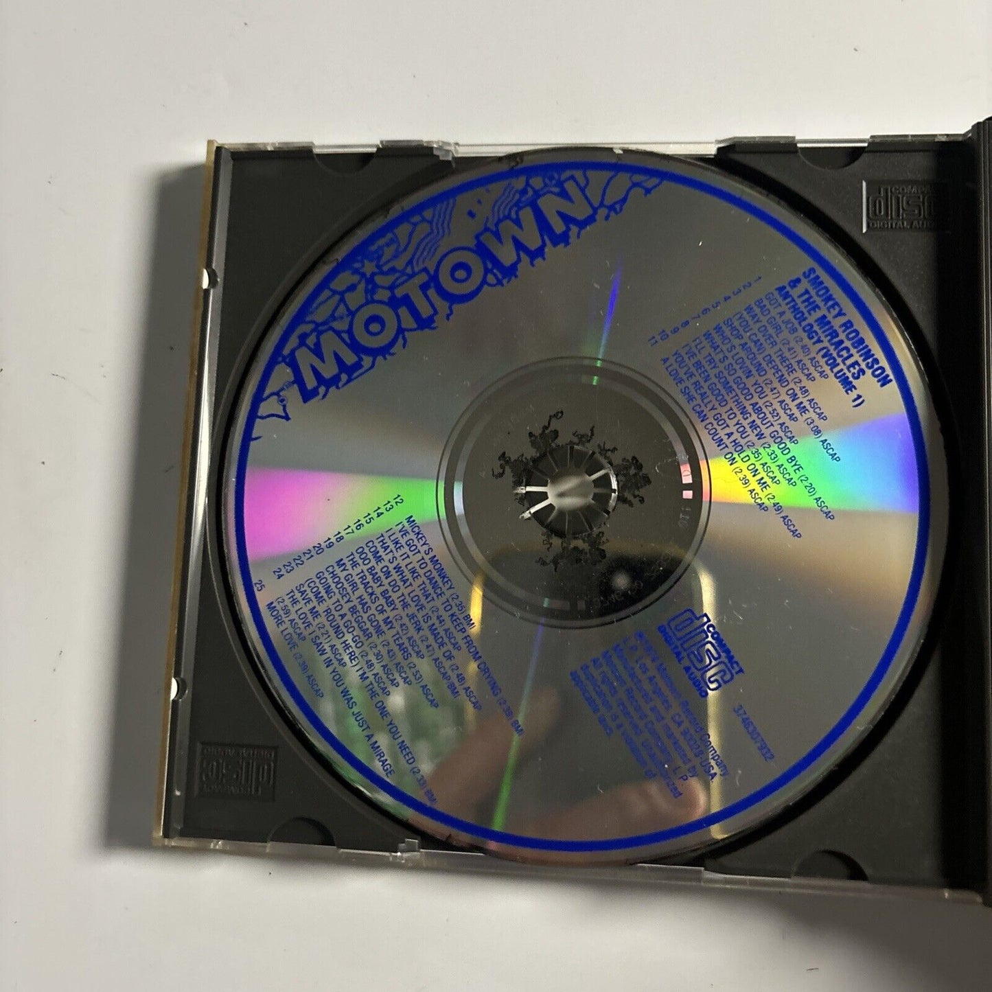 Smokey Robinson & The Miracles - Anthology (CD, 1986) Motown 3746307932