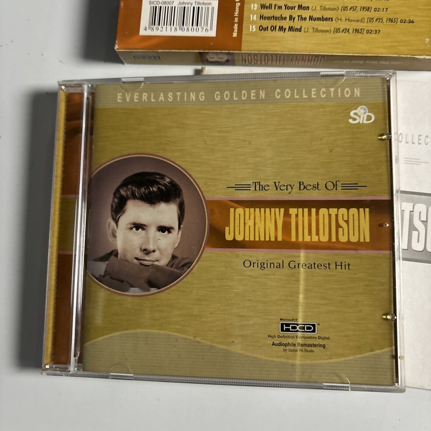 Johnny Tillotson - The Very Best Of Johnny Tillotson (CD, HDCD, 2005) SICD-08007