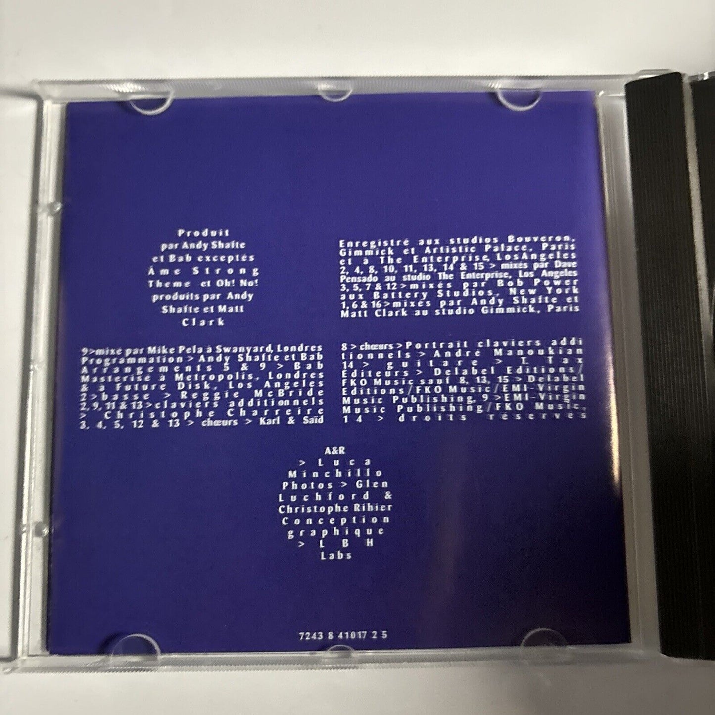 Âme Strong SA - Combat Des Sens (CD, 1996) France Delabel