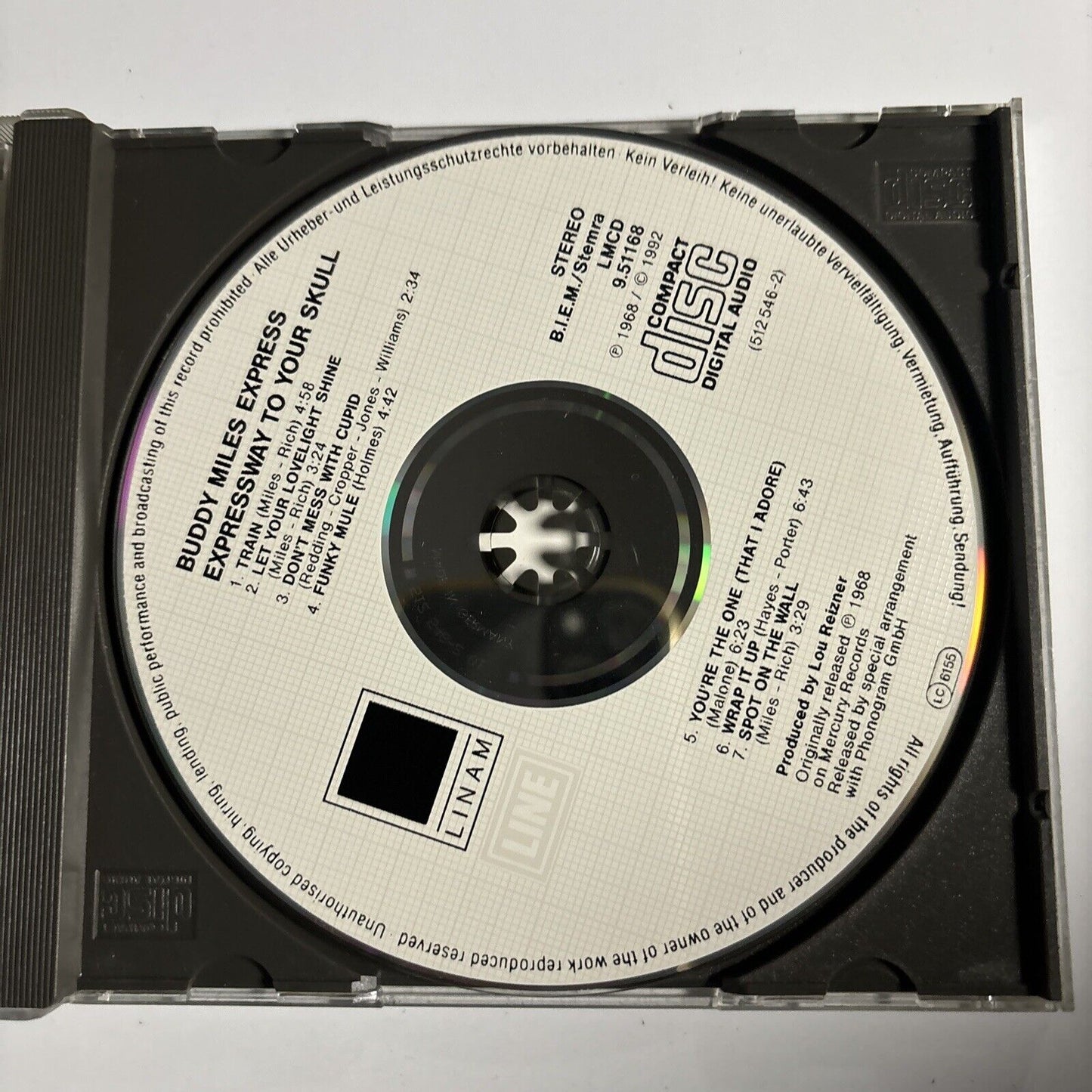 Buddy Miles Express - Expressway To Your Skull (CD, 1992) LMCD 9.51168Z