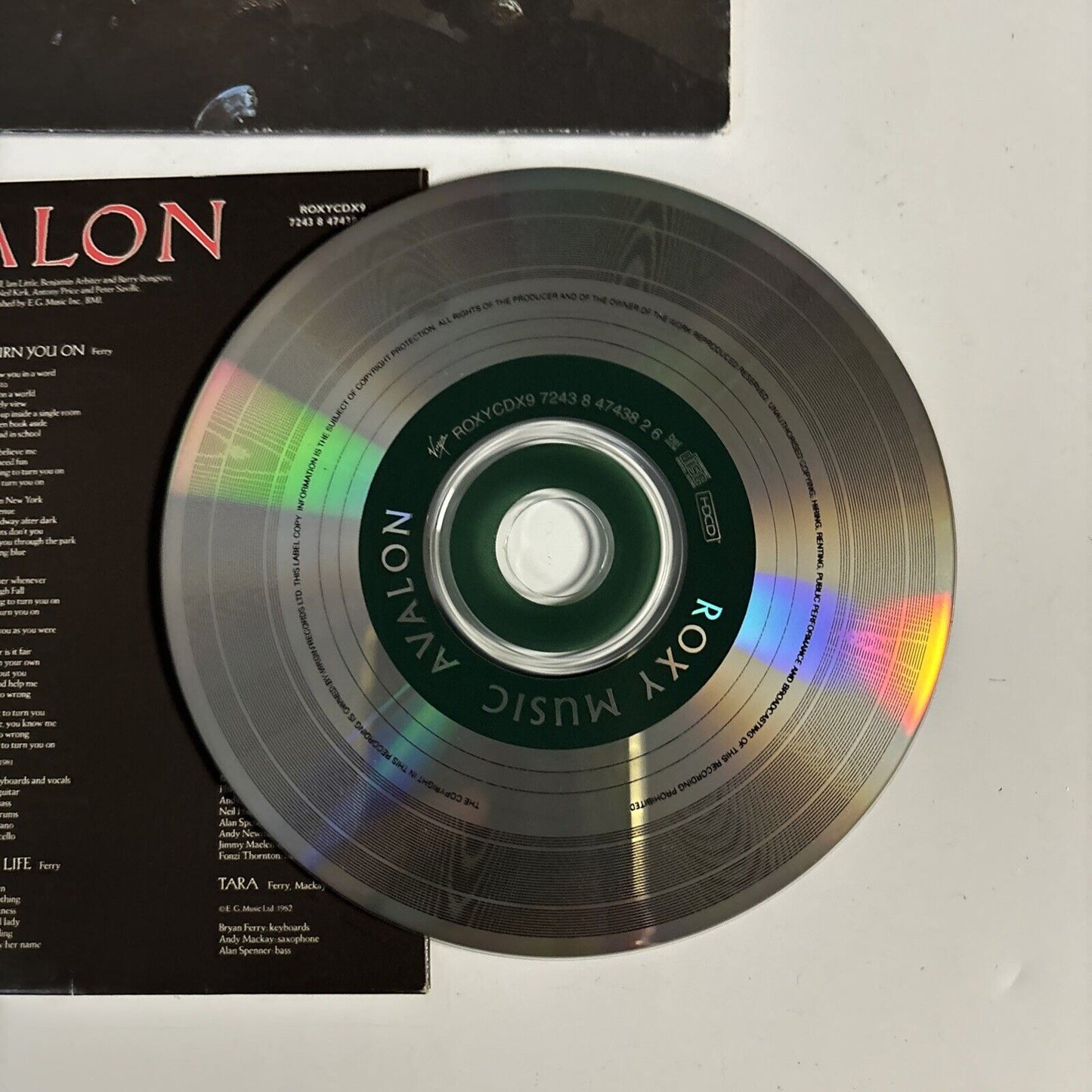 Roxy Music - Avalon (CD, HDCD,1999) Card Sleeve ROXYCDX9