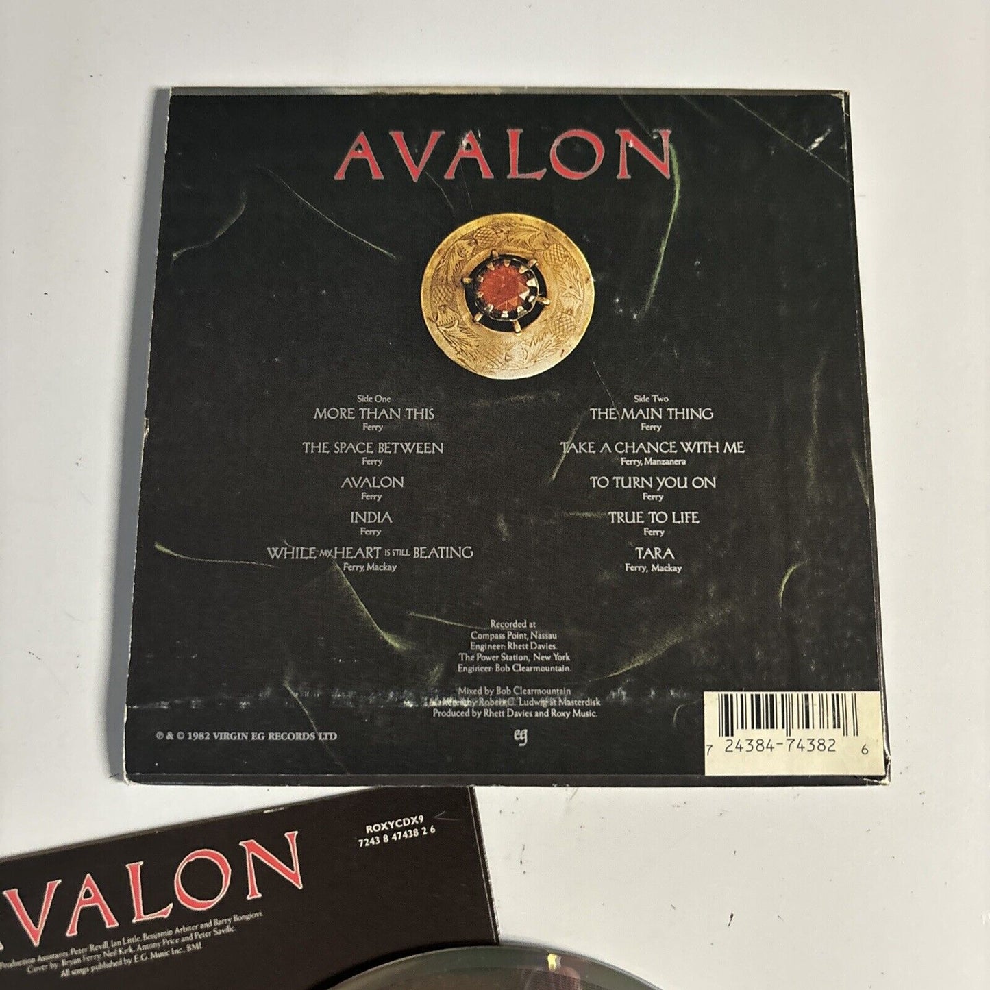 Roxy Music - Avalon (CD, HDCD,1999) Card Sleeve ROXYCDX9