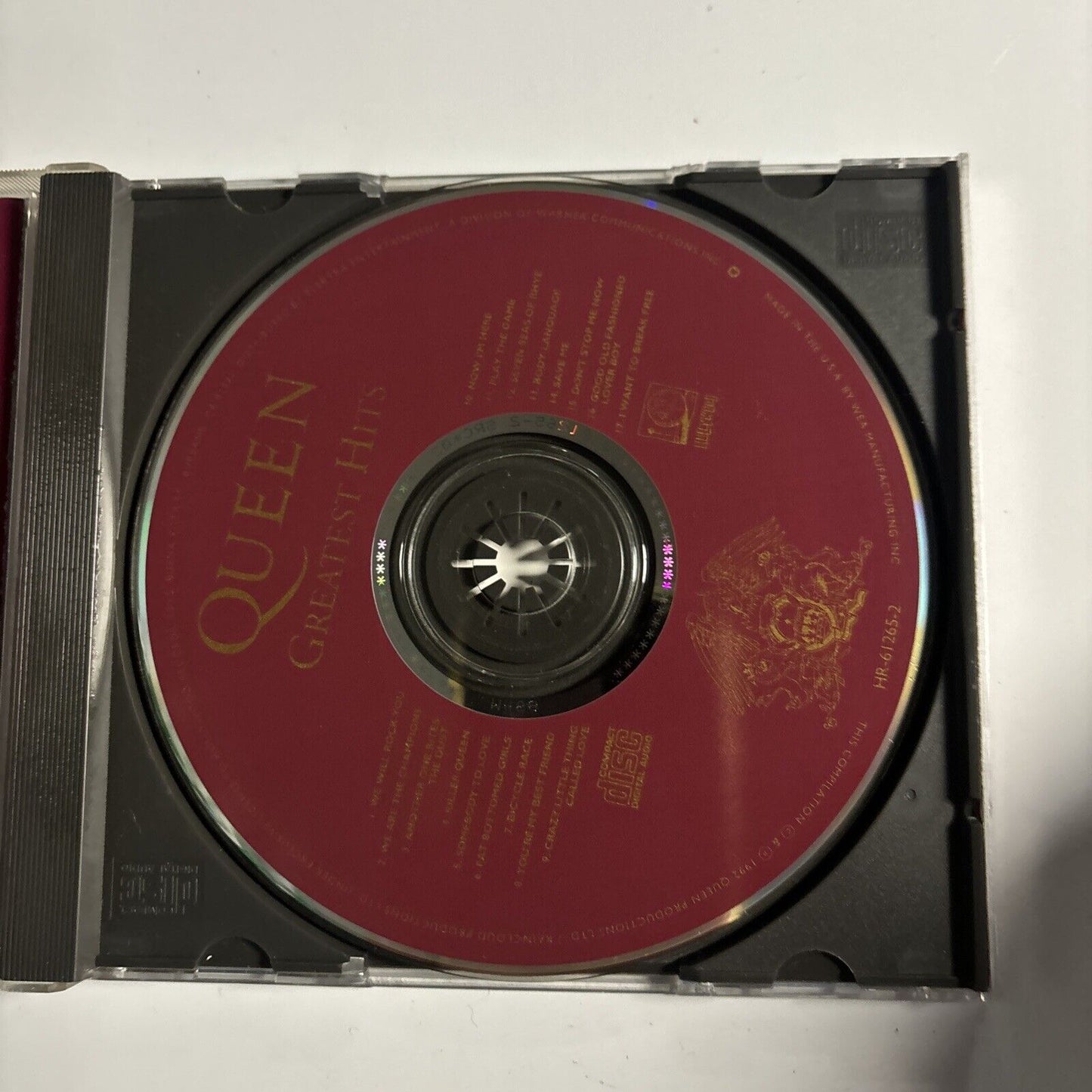 Queen - Greatest Hits (CD, 1992) Hollywood Records HR-61265-2