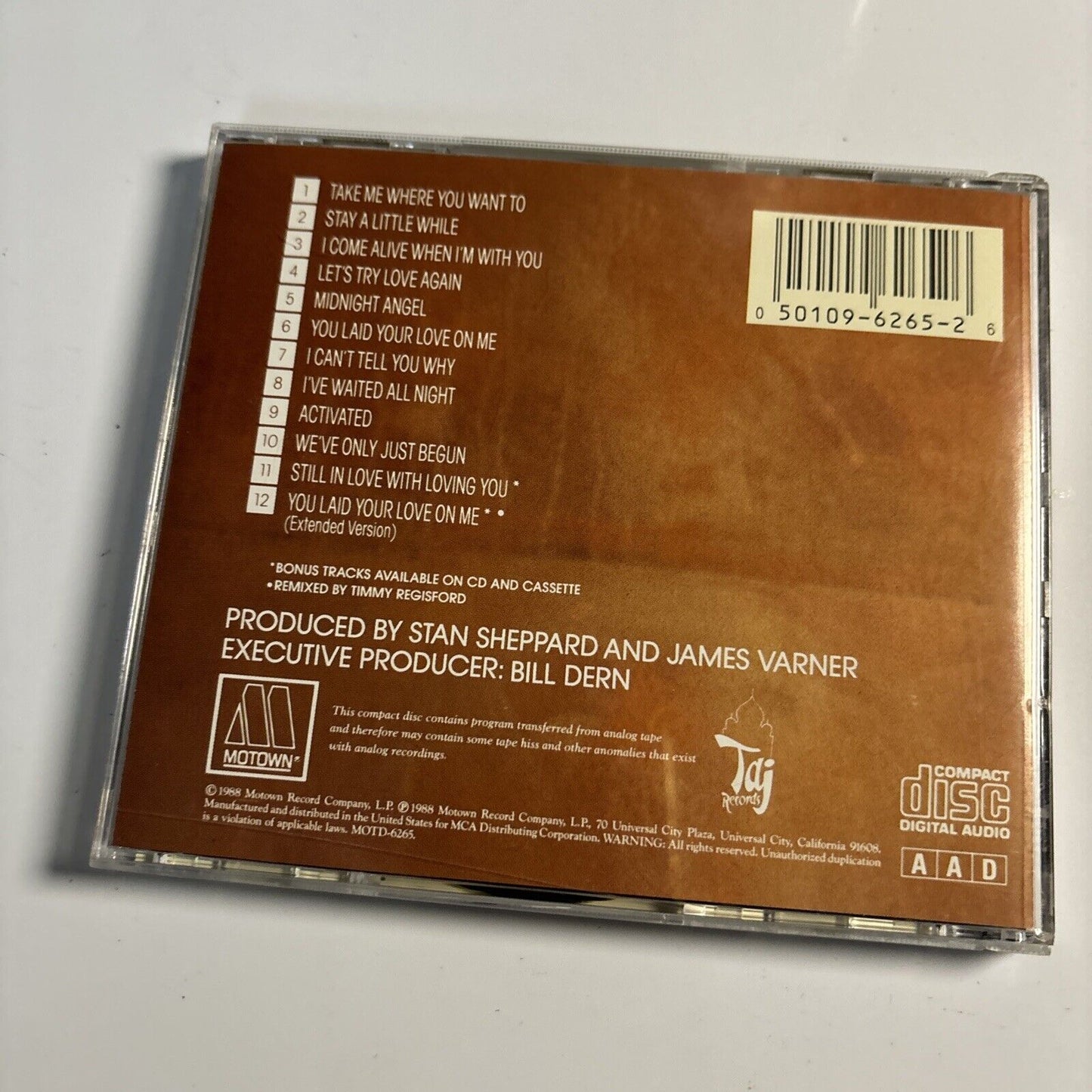 Gerald Alston - Gerald Alston (CD, 1988) Motown motd-6265