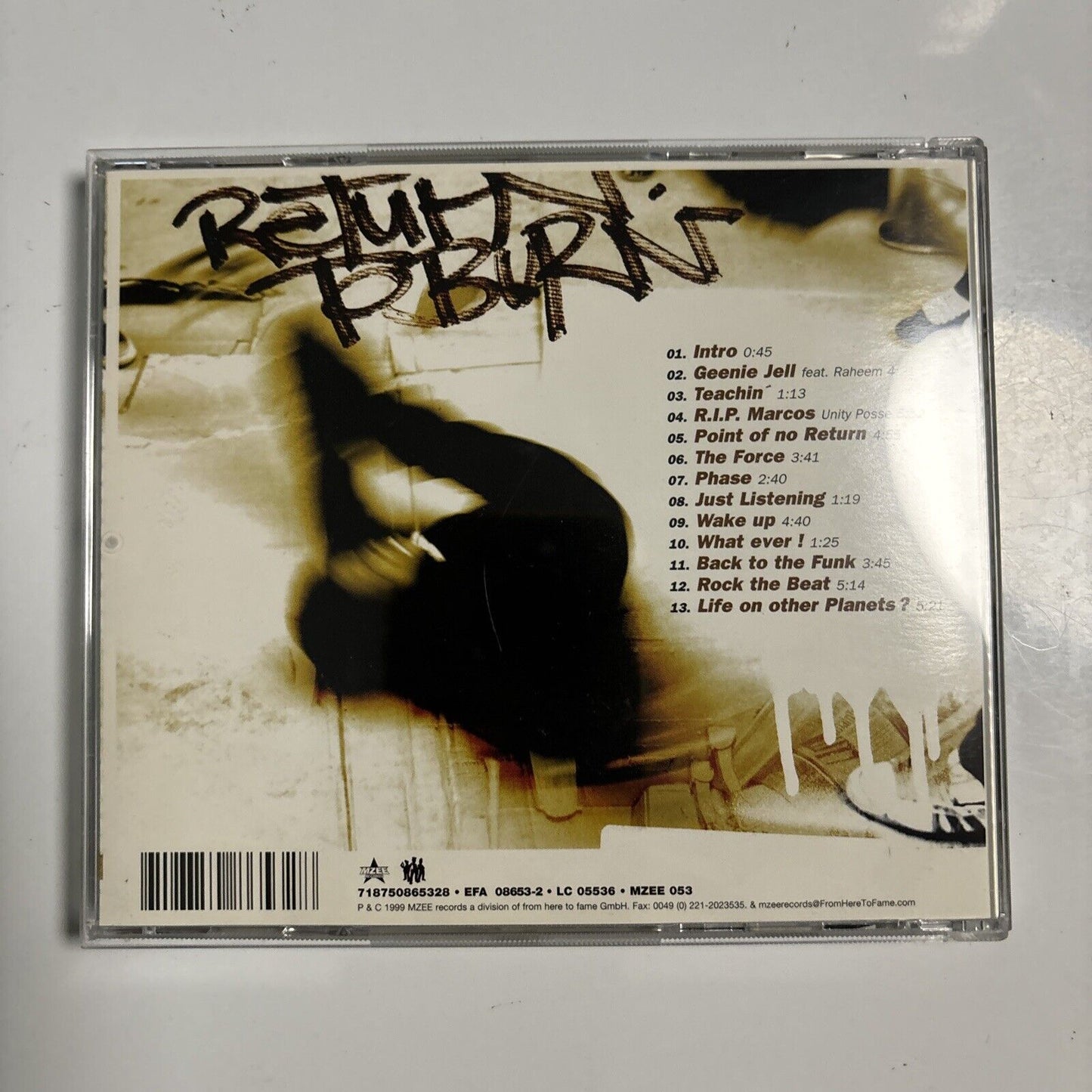 Def Cut - Return To Burn (CD, 1999) MZEE Records MZEE 053 Hip Hop