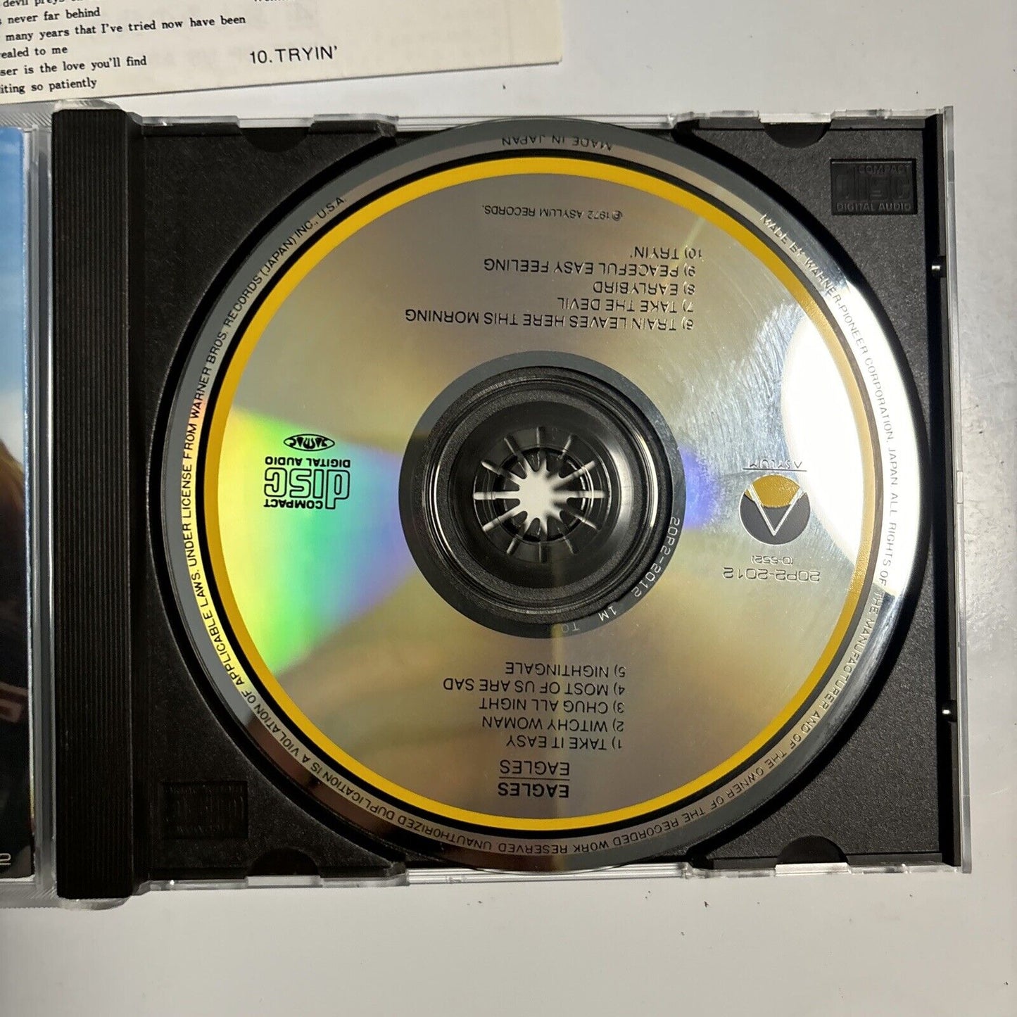 Eagles - Eagles (CD, 1988) Japan 20p2-2012