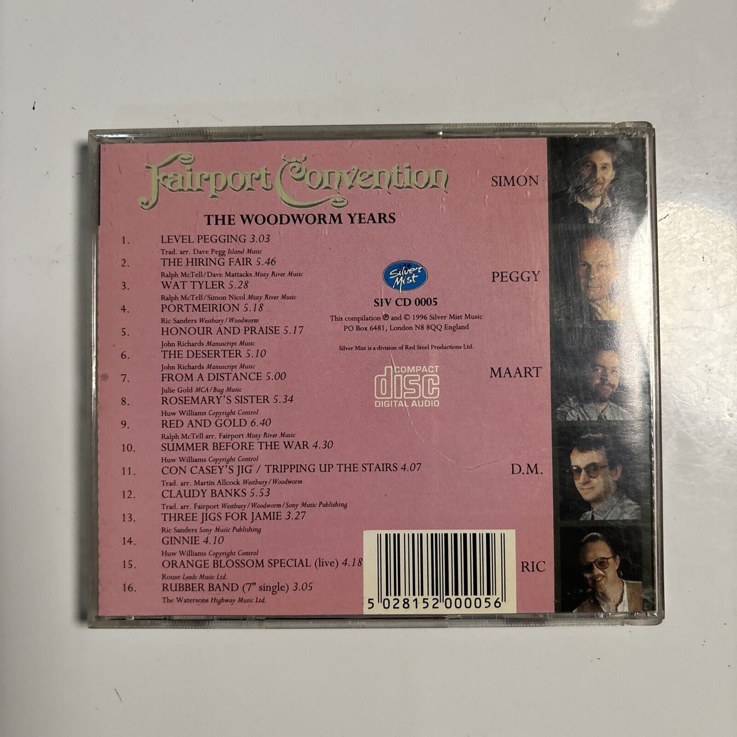 Fairport Convention - The Woodworm Years (CD, 1996) SIV CD 0005