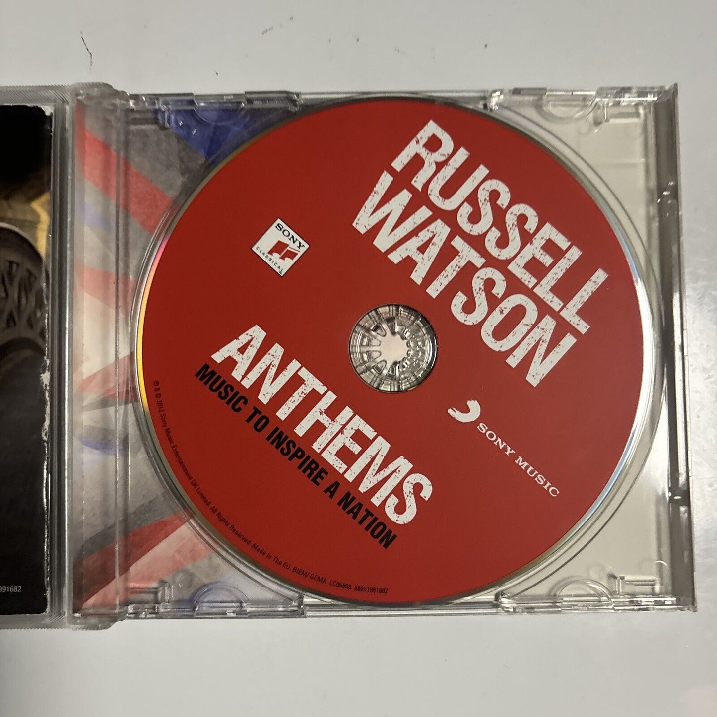 Russell Watson - Anthems: Music to Inspire a Nation (CD, 2012) Sony Classical
