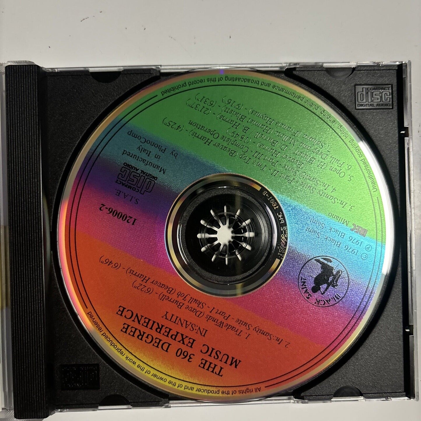 The 360 Degree Music Experience - In:Sanity (CD, 1976) Italy
