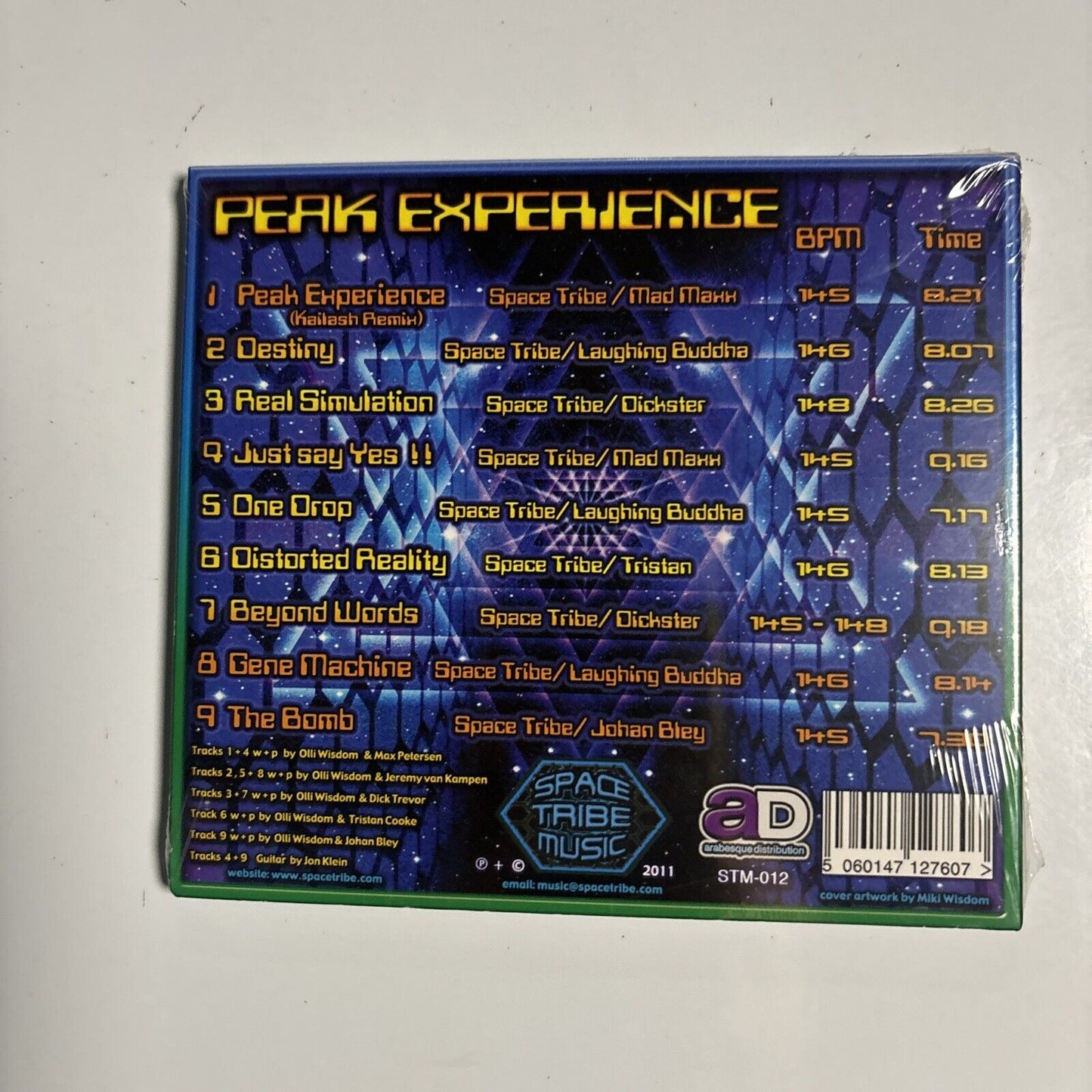Space Tribe - Peak Experience (CD, 2011) Electronic STM012