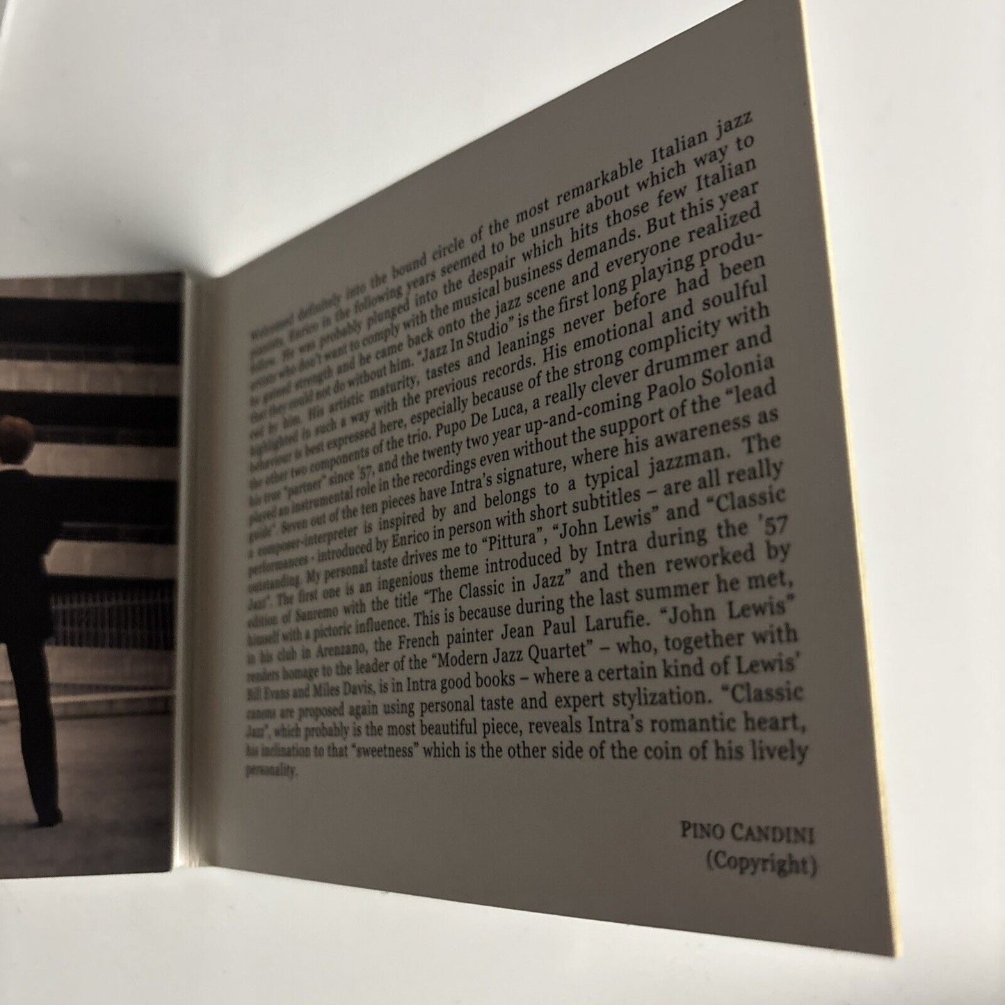 Enrico Intra Trio – Jazz In Studio (CD, 2008) RW126CD Digipak
