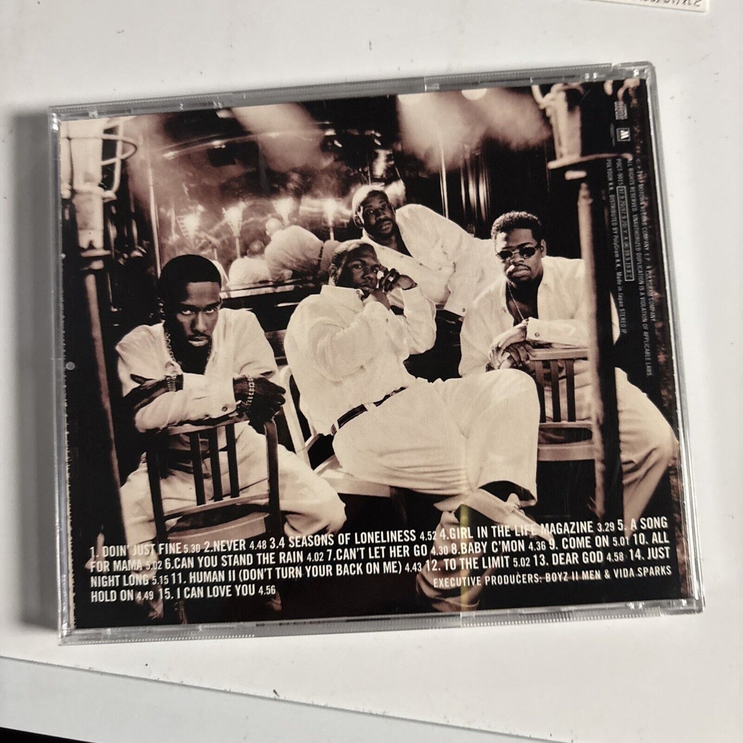 Boyz II Men – Evolution (CD, 1997) Japan poct-9015