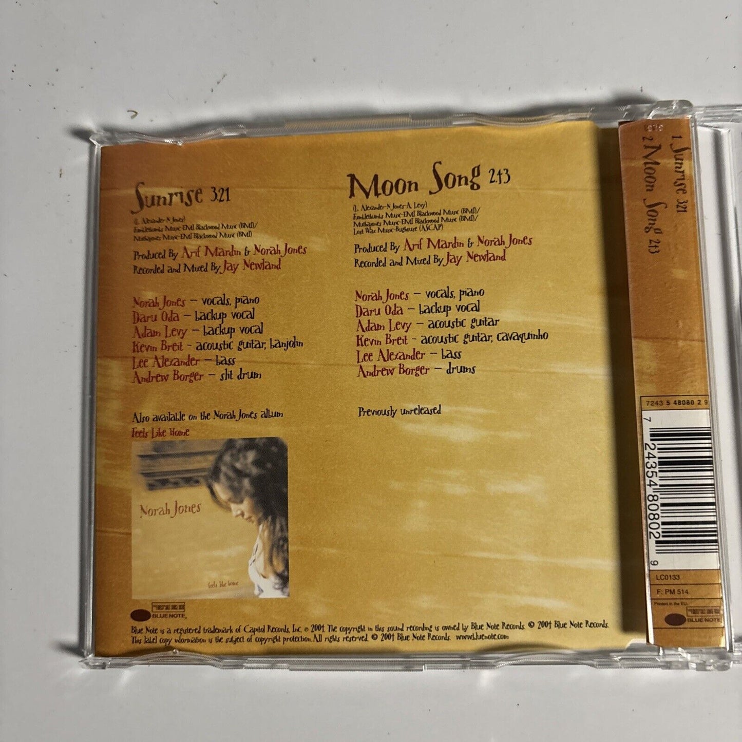 Norah Jones – Sunrise (CD, 2004)