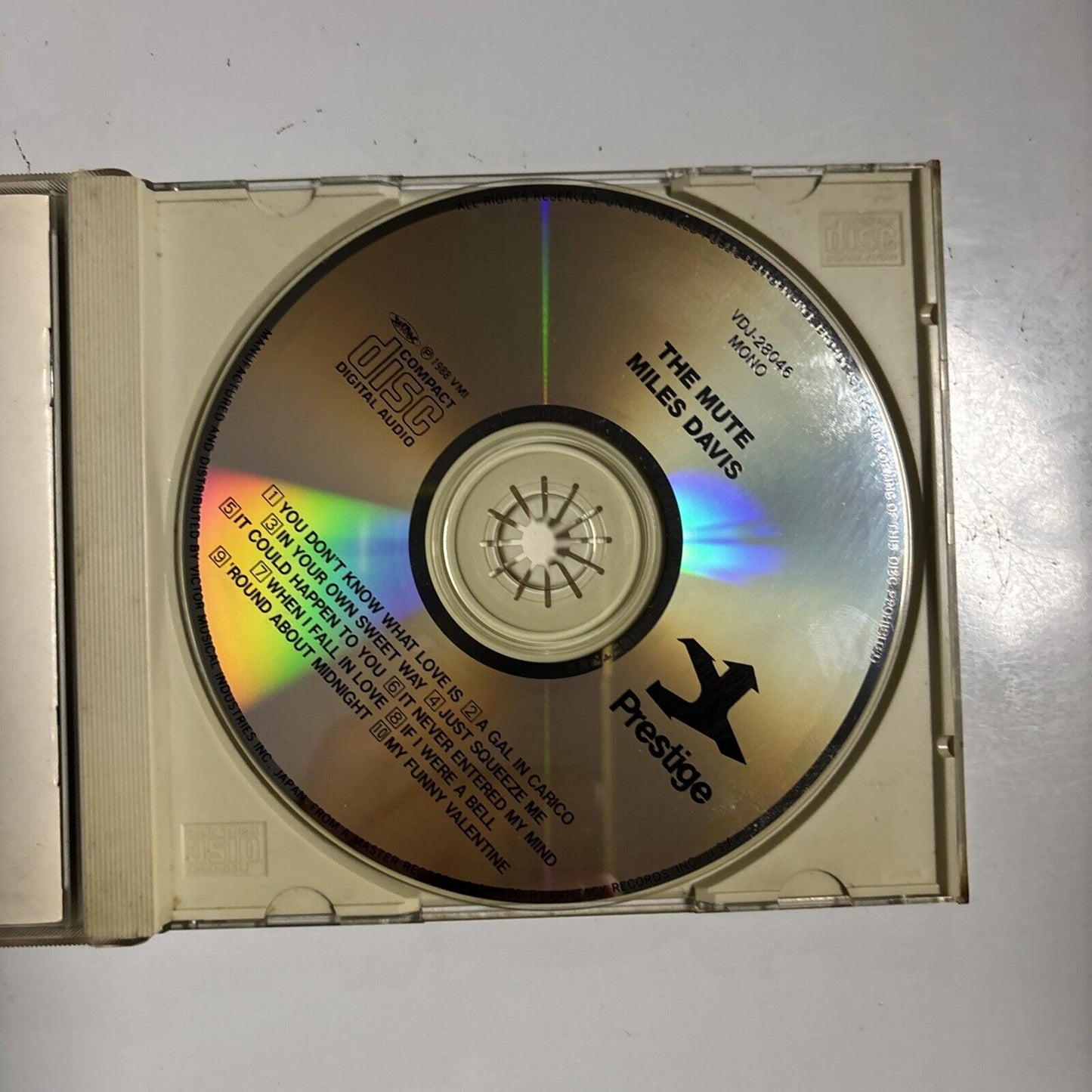 Miles Davis – The Mute (CD, 1988) Japan vdj-28046