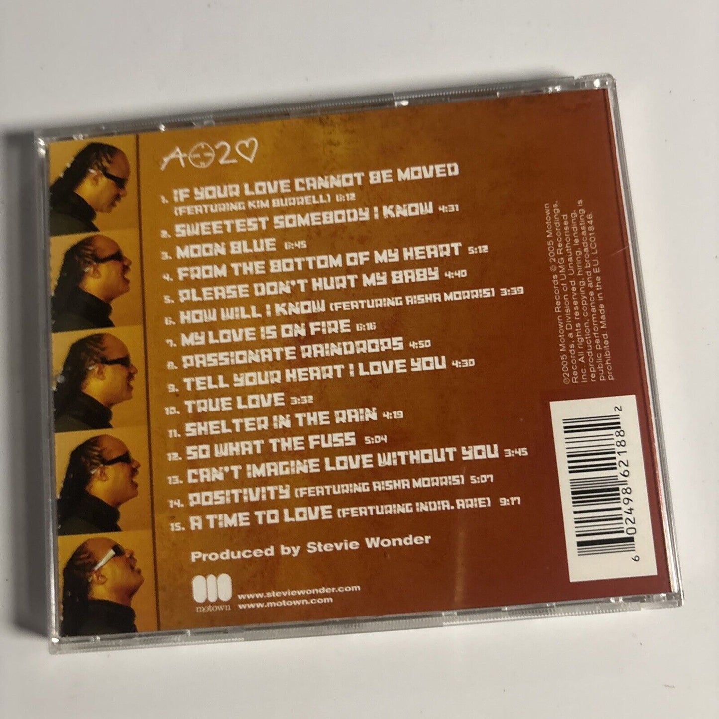 Stevie Wonder – A Time 2 Love (CD, 2005)  602498621882