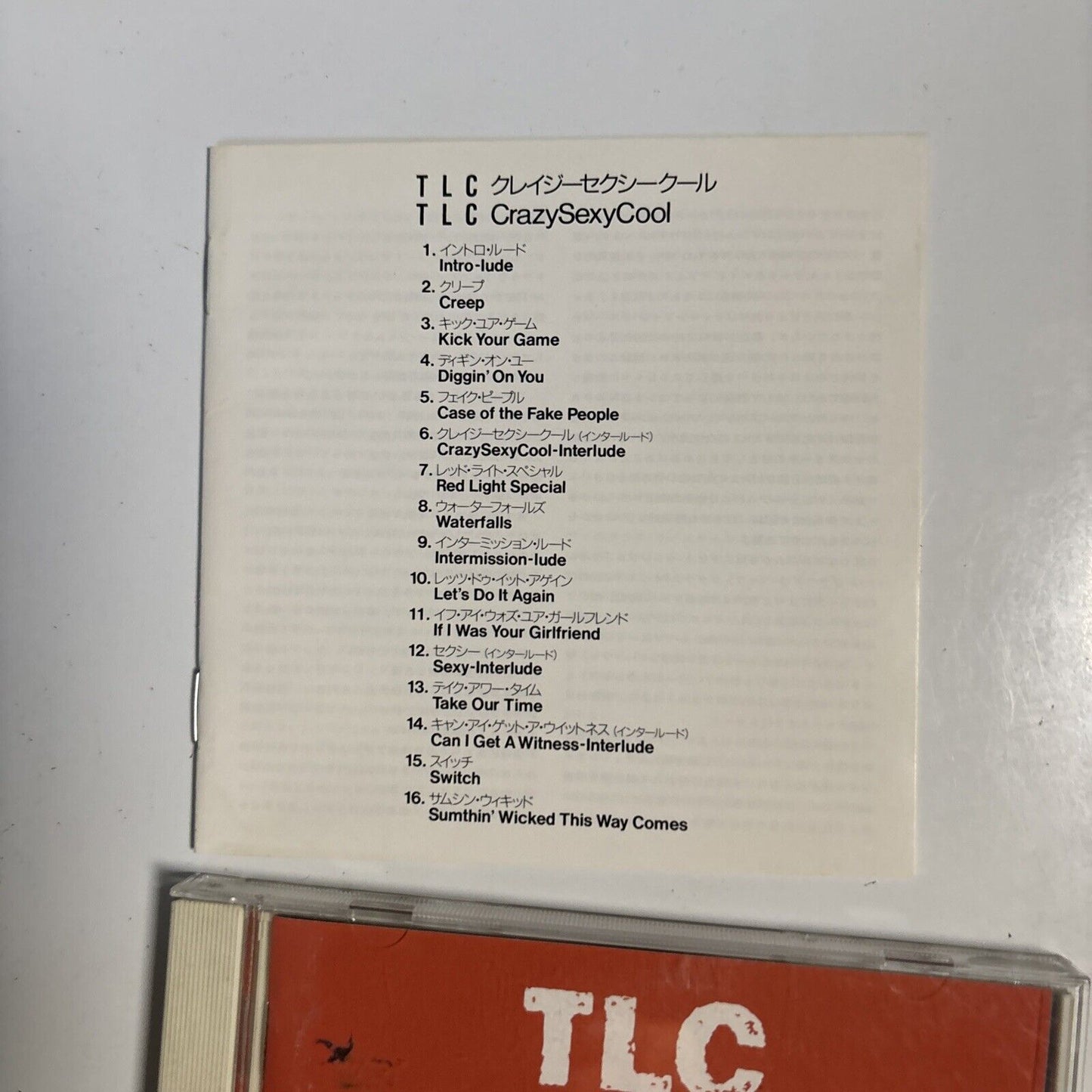 TLC – CrazySexyCool (CD, 1994) Japan bvca-663