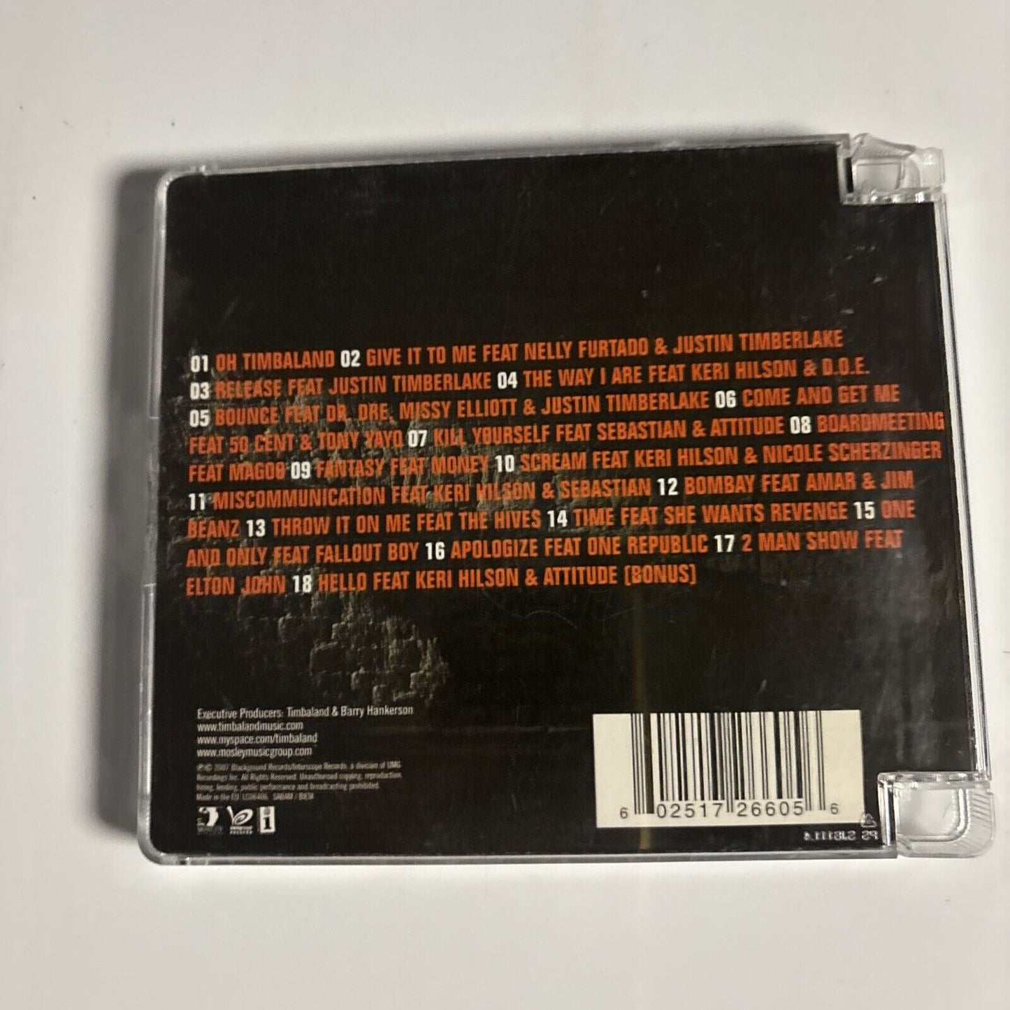 Timbaland - Timbaland Presents Shock Value (2007, Super Jewel Case, CD)