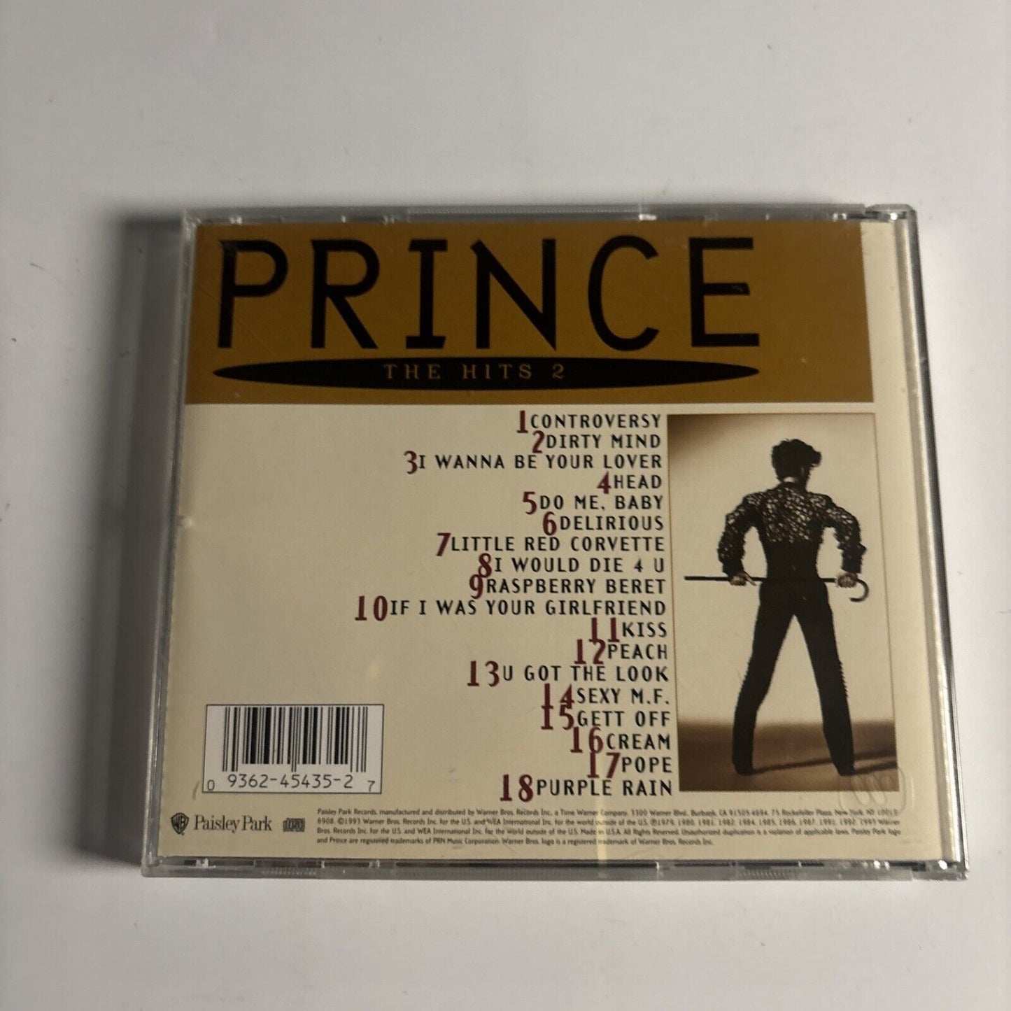 Prince – The Hits 2 (1993, ARC, CD) 9 45435-2