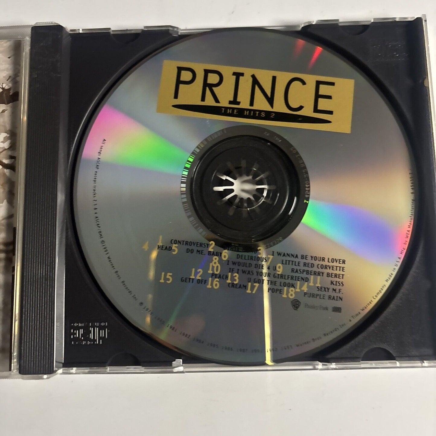 Prince – The Hits 2 (1993, ARC, CD) 9 45435-2