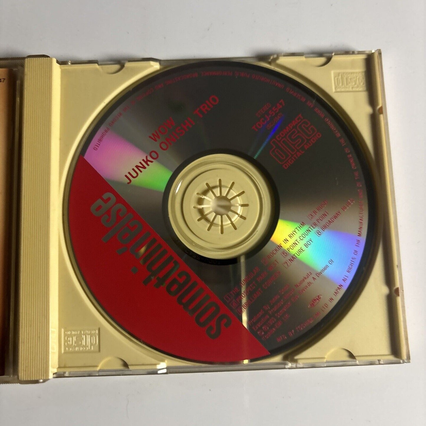 Junko Onishi Trio – Wow (CD, 1994) Japan tocj-5547