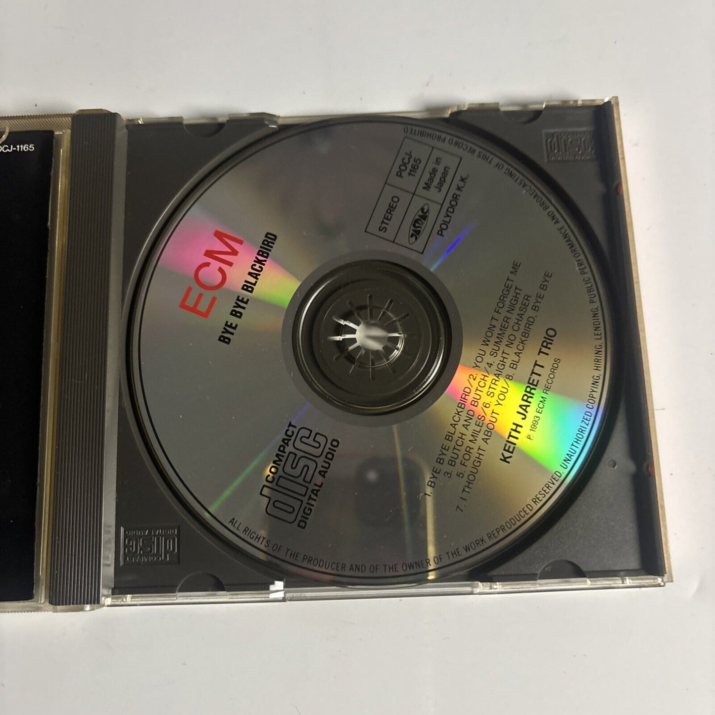 Keith Jarrett Trio – Bye Bye Blackbird (CD, 1993) Japan pocj-1165