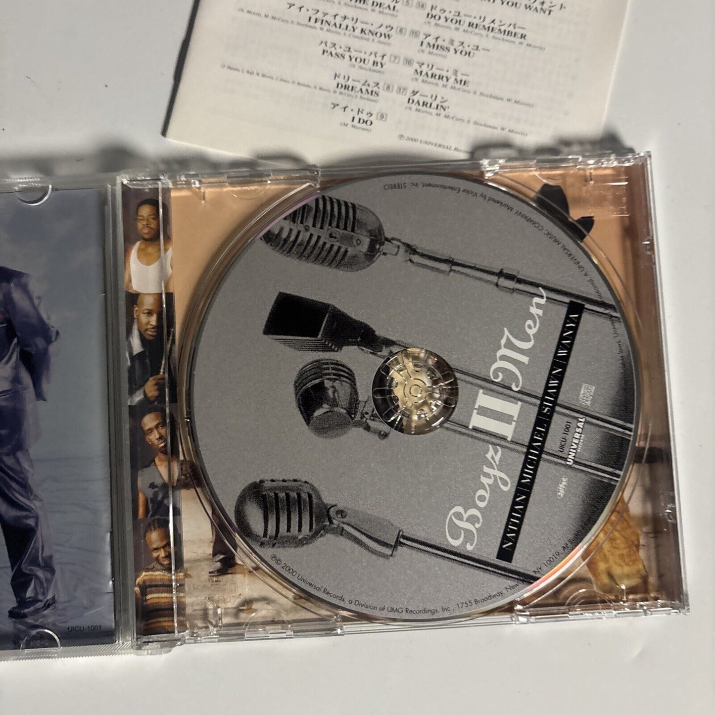 Boyz II Men – Nathan, Michael, Shawn, Wanya (CD, 2000) Japan uicu-1001