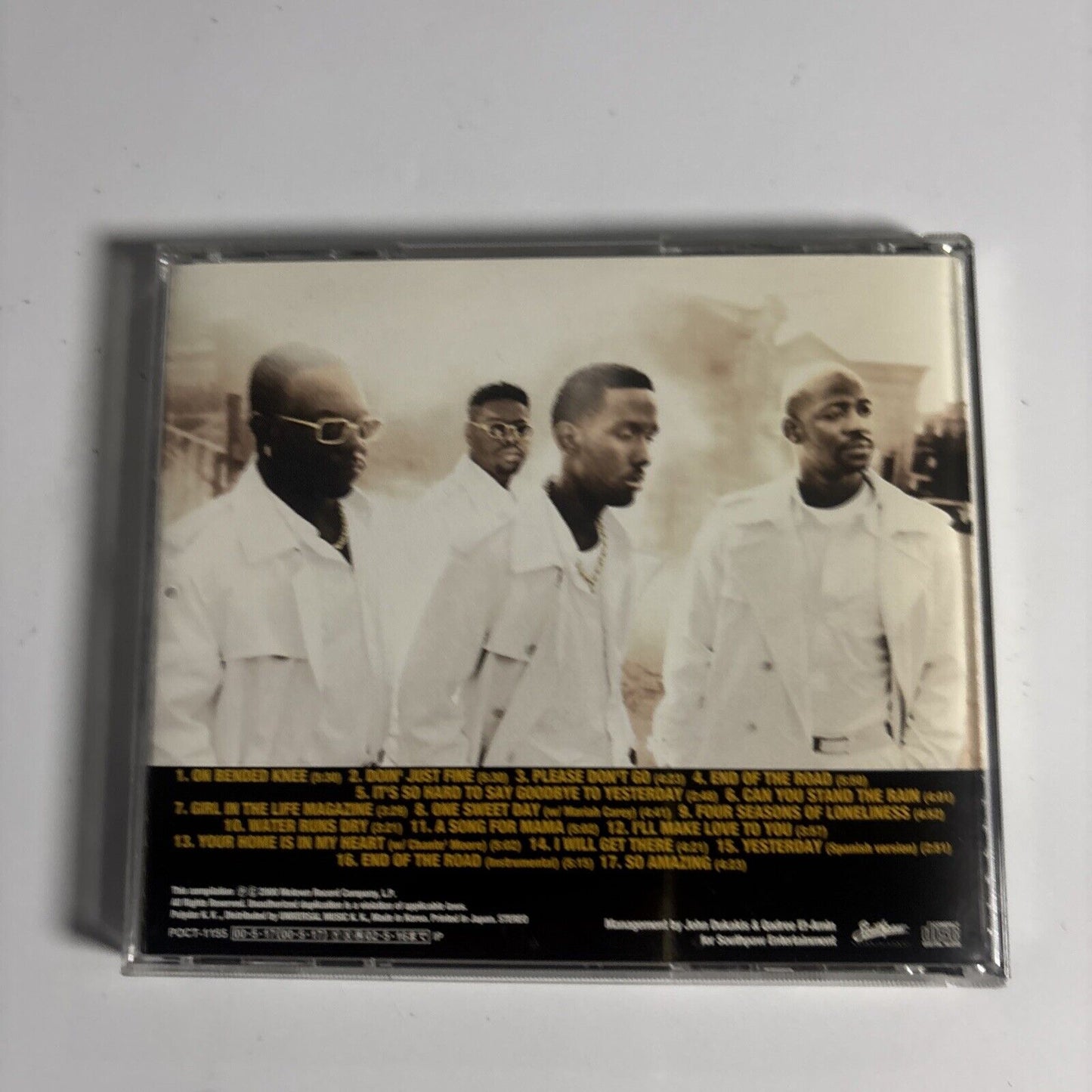 Boyz II Men – The Ballad Collection (CD, 2000) Japan poct-1155