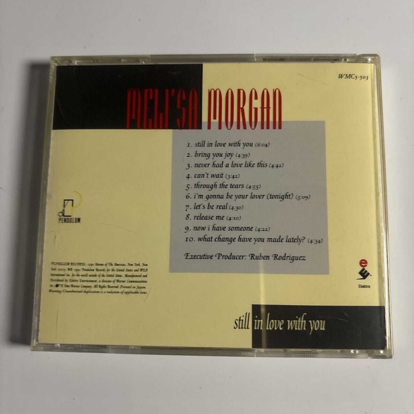 Meli'sa Morgan – Still In Love With You (CD, 1992) Japan wmc5-503
