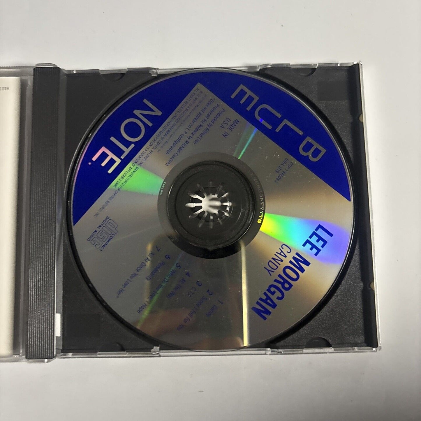 Lee Morgan – Candy (CD, 1987) CDP 7 46508 2