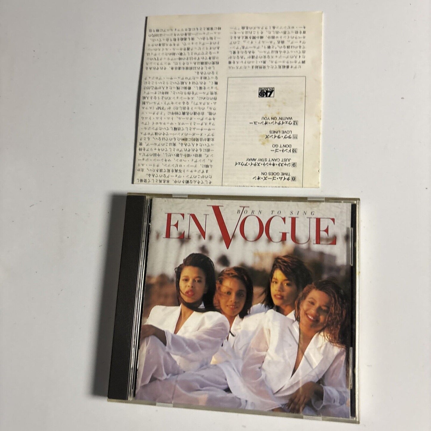 En Vogue – Born To Sing (CD, 1990) Japan amcy-104 Japan Bonus Track