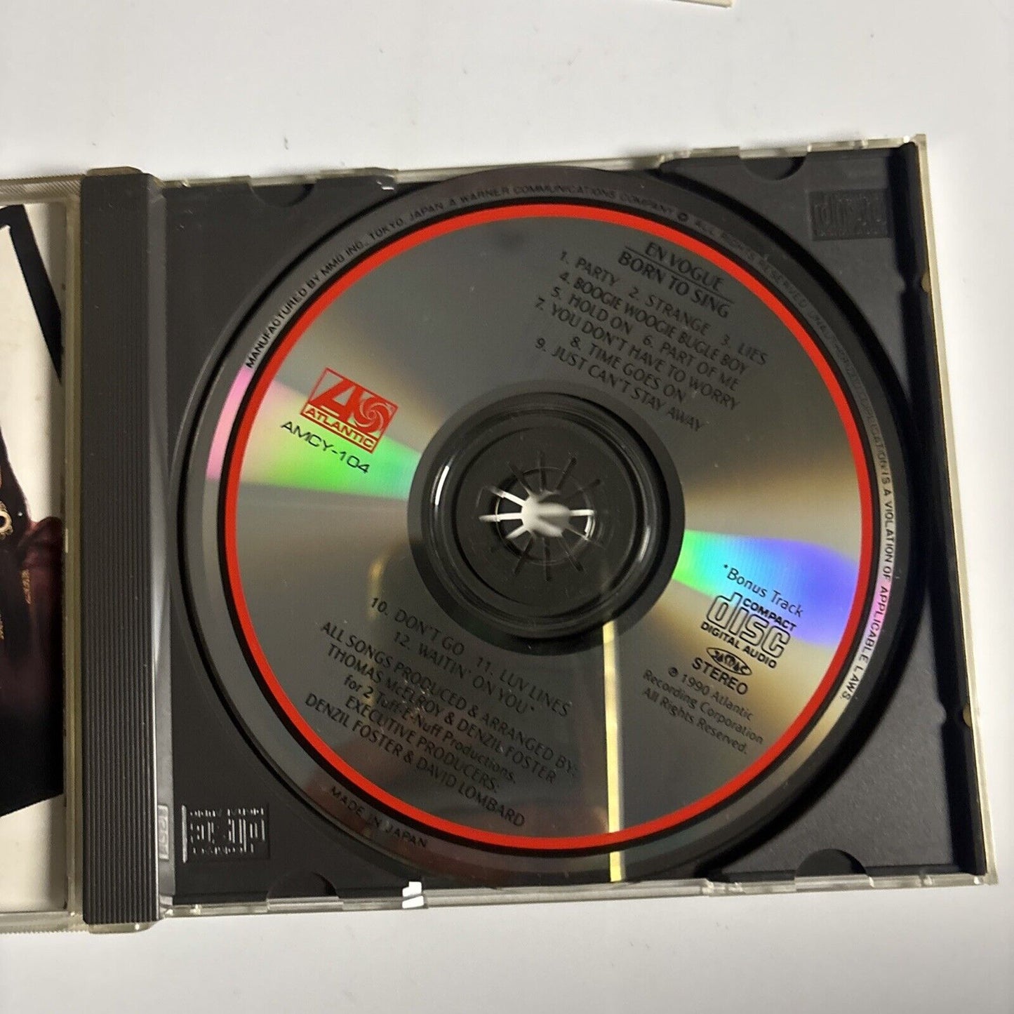 En Vogue – Born To Sing (CD, 1990) Japan amcy-104 Japan Bonus Track