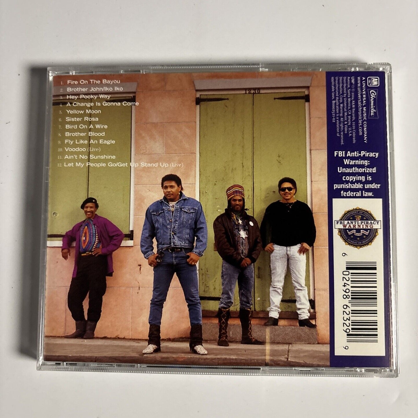 The Neville Brothers - The Best Of The Neville Brothers (CD, 2004) B0002521-02