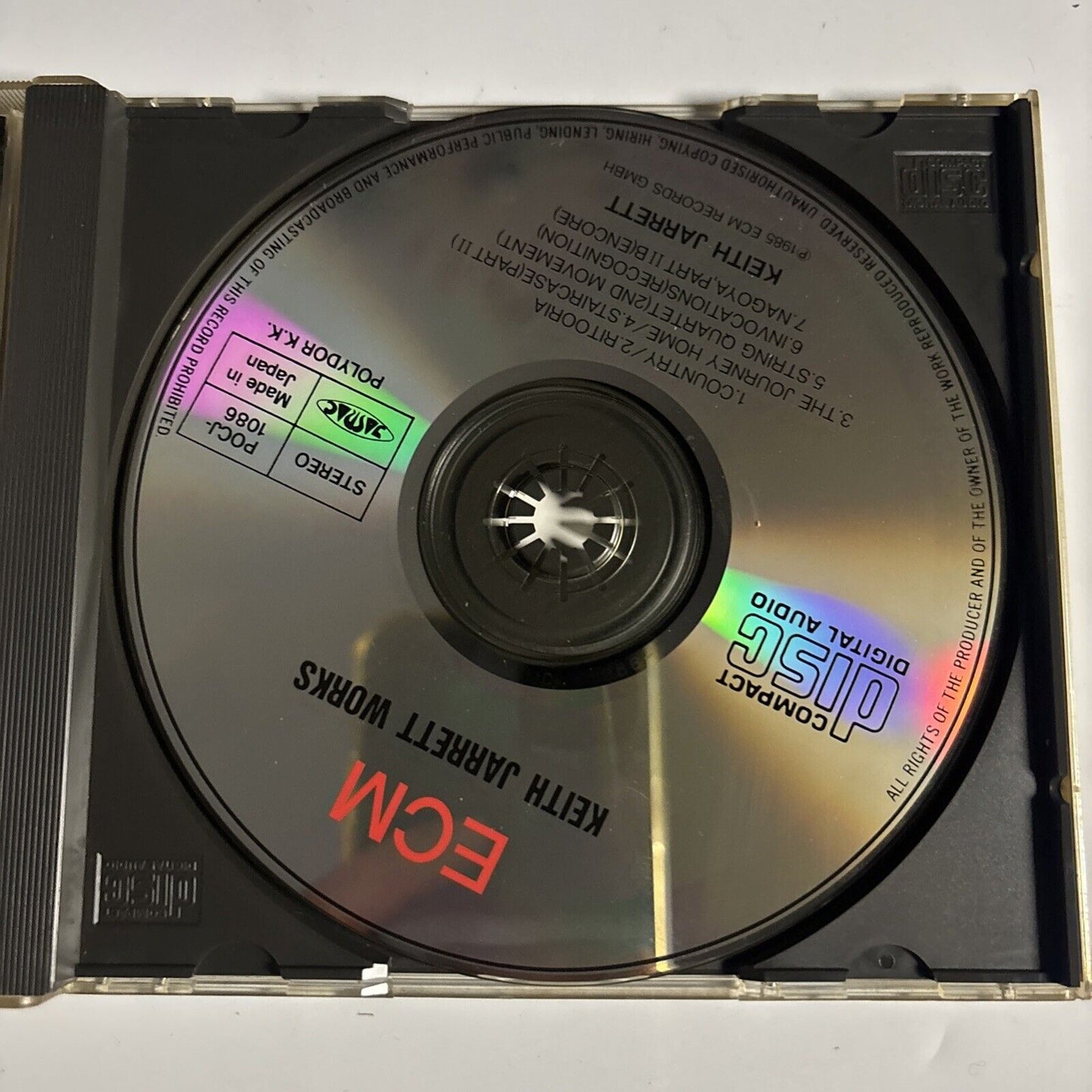 Keith Jarrett – Works (CD, 1991) Japan pocj-1086