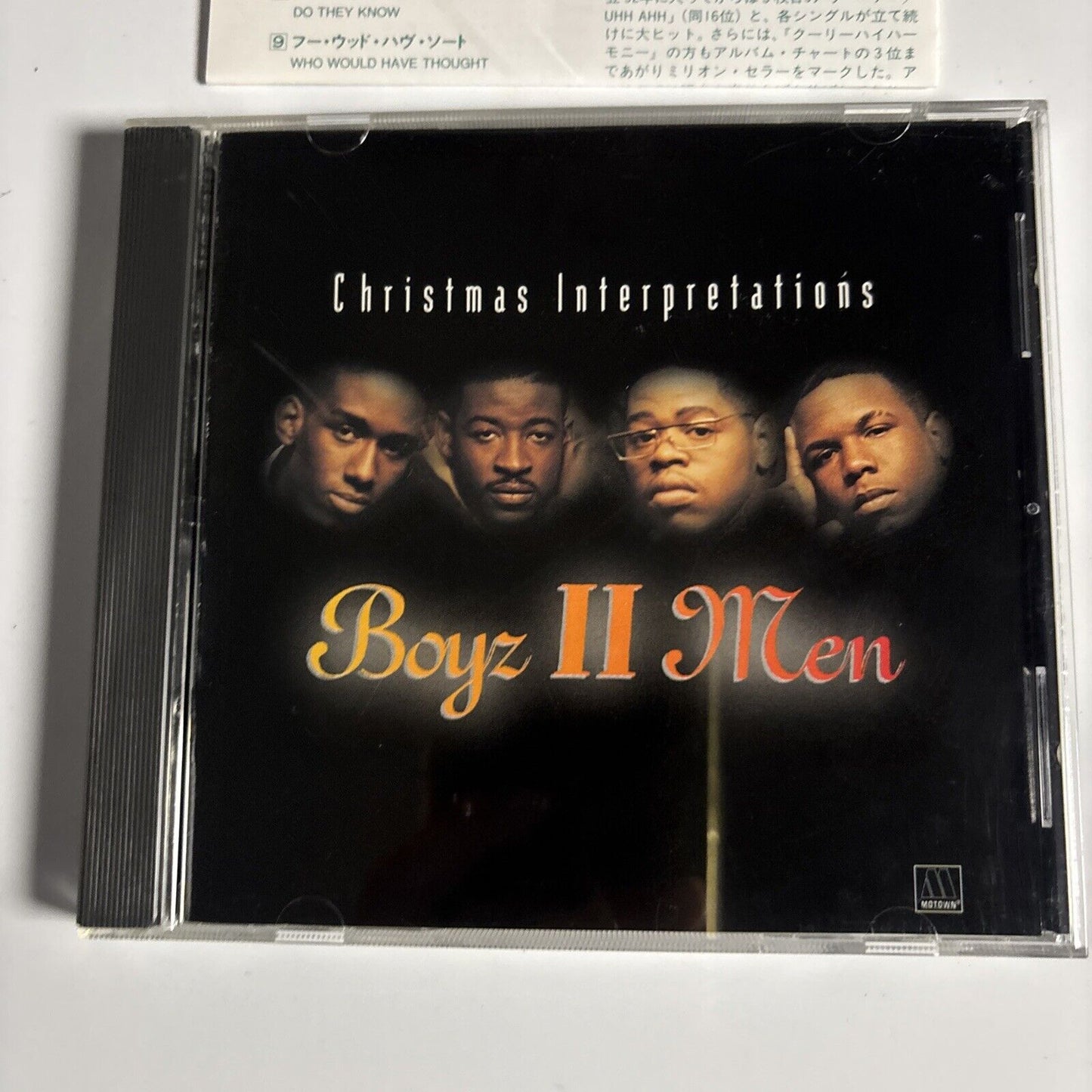 Boyz II Men – Christmas Interpretations (CD, 1993) Japan poct-1035